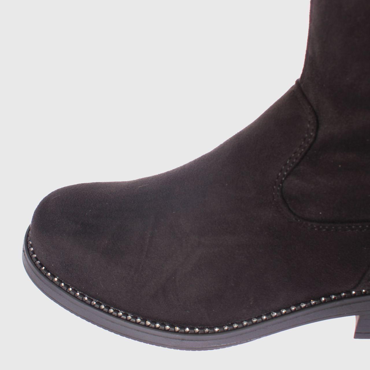 Bota Diamon Negro Vía Franca Mujer-4