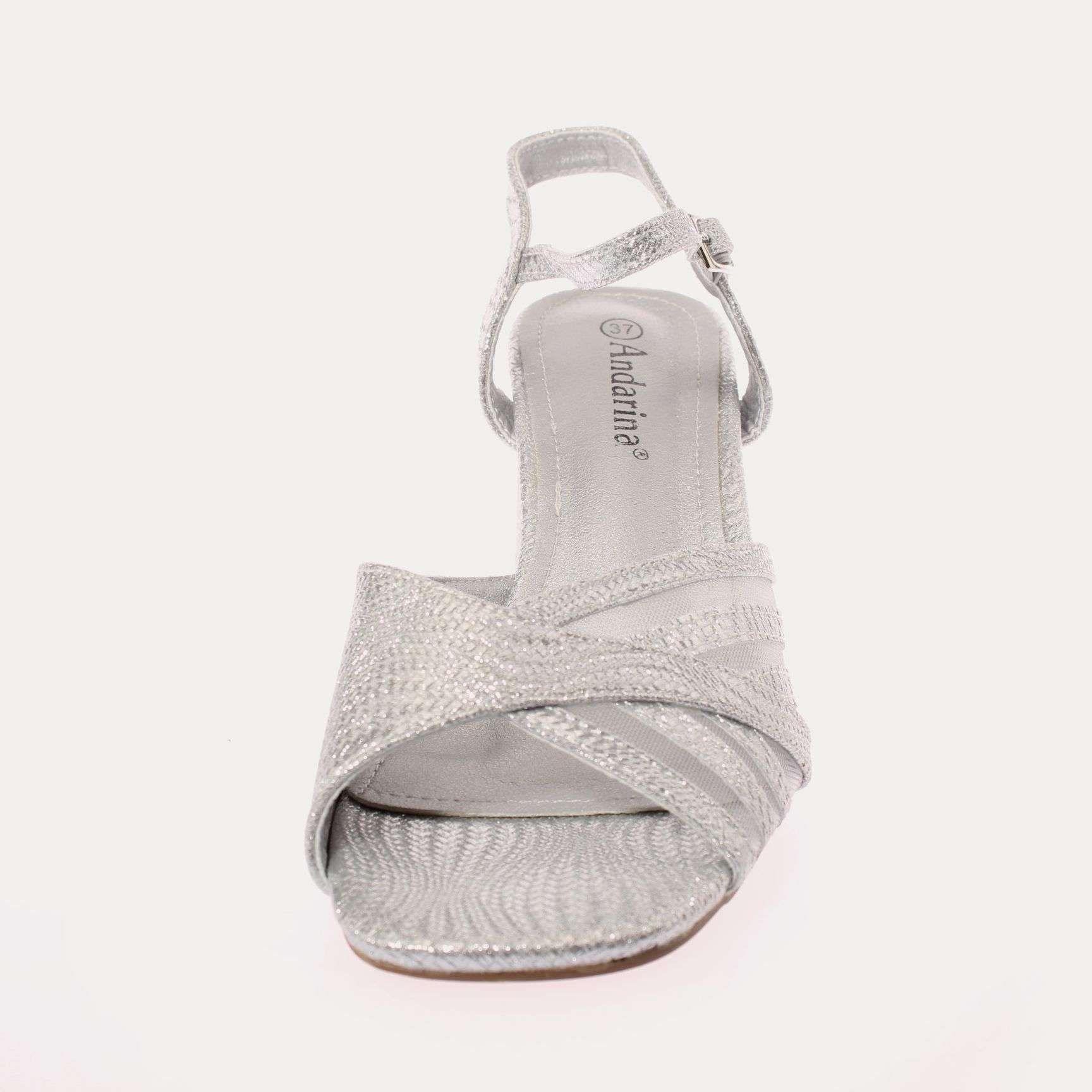 Sandalia Plateado Vía Franca Mujer Art: 5YY16PLATA-2