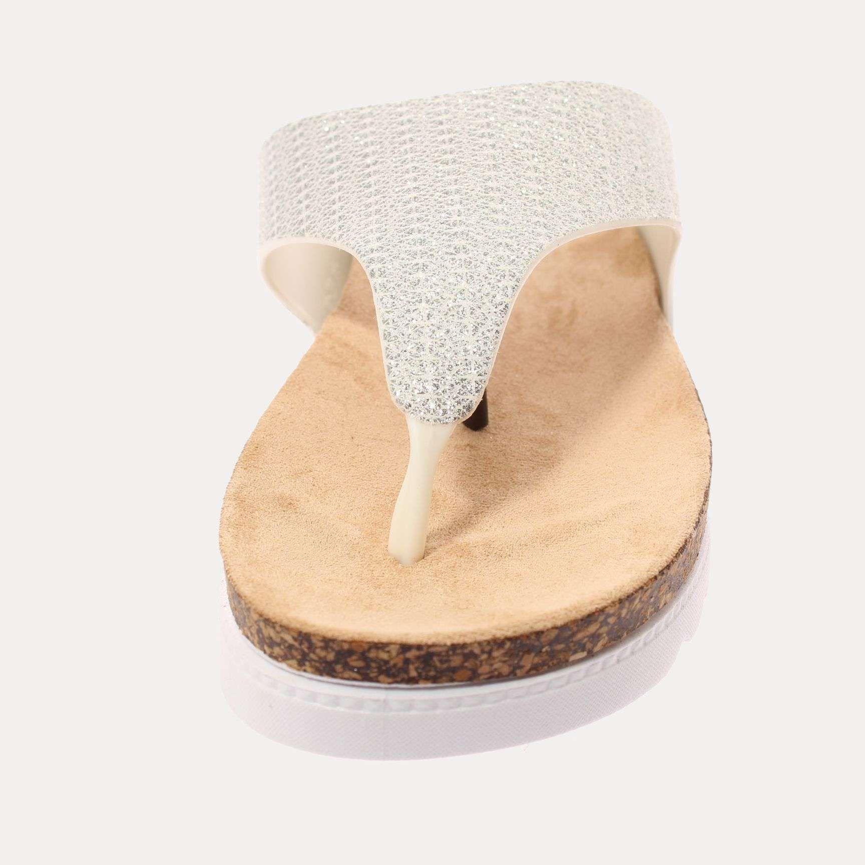 Sandalia Plateado Vía Franca Mujer Art: 5S210B0086SILVER-2