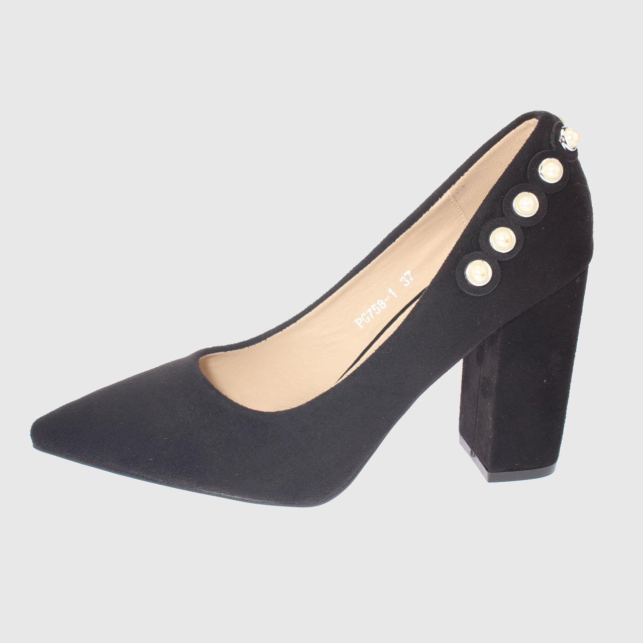 Zapato vestir Negro Vía Franca Mujer-1