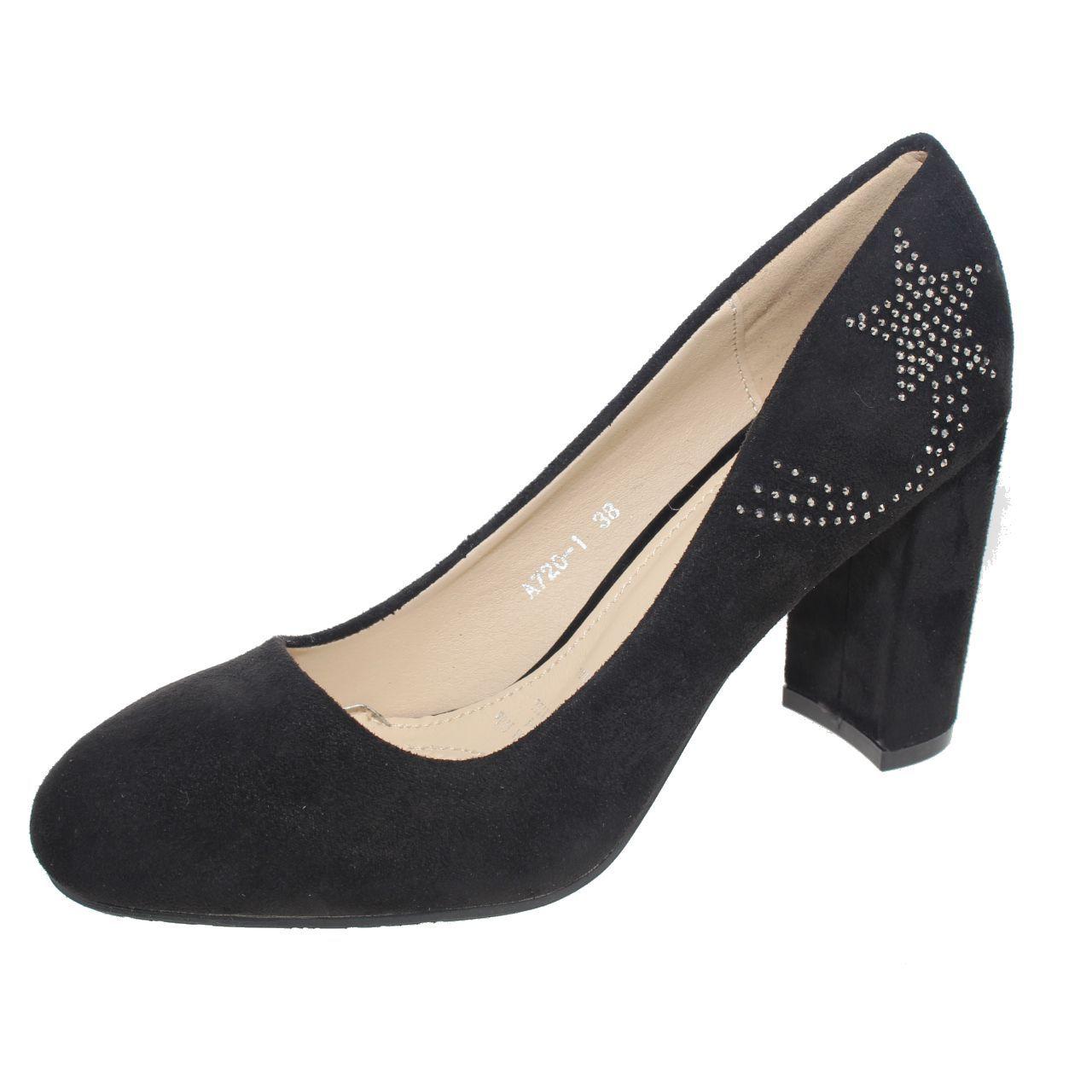 Zapato Negro Vía Franca Mujer-0