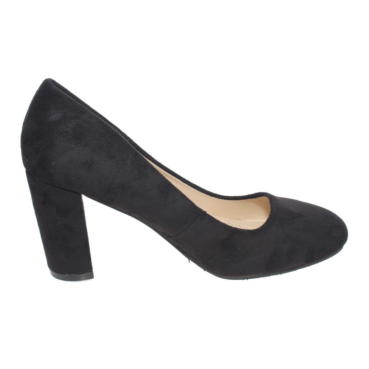 Zapato Negro Vía Franca Mujer-1
