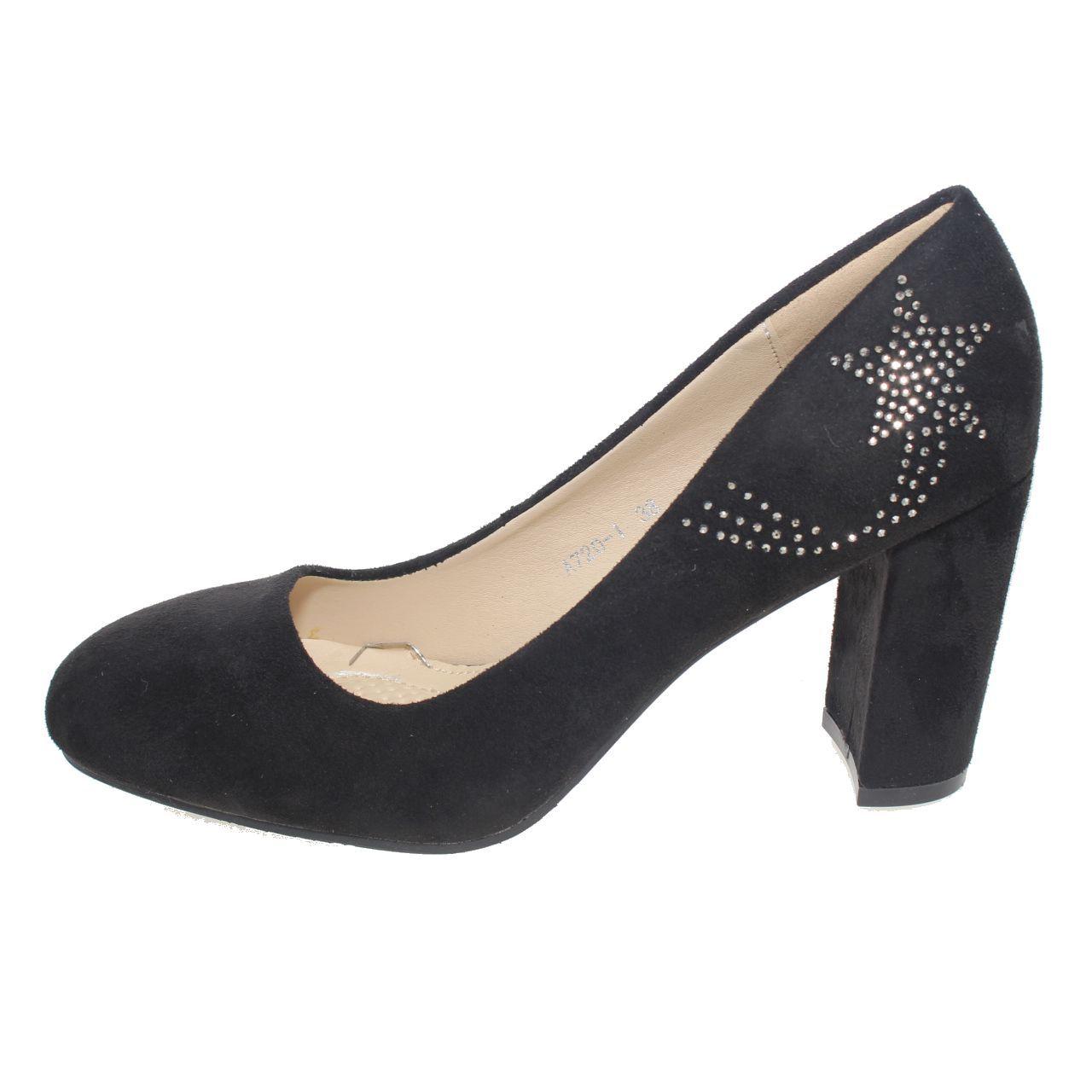 Zapato Negro Vía Franca Mujer-2