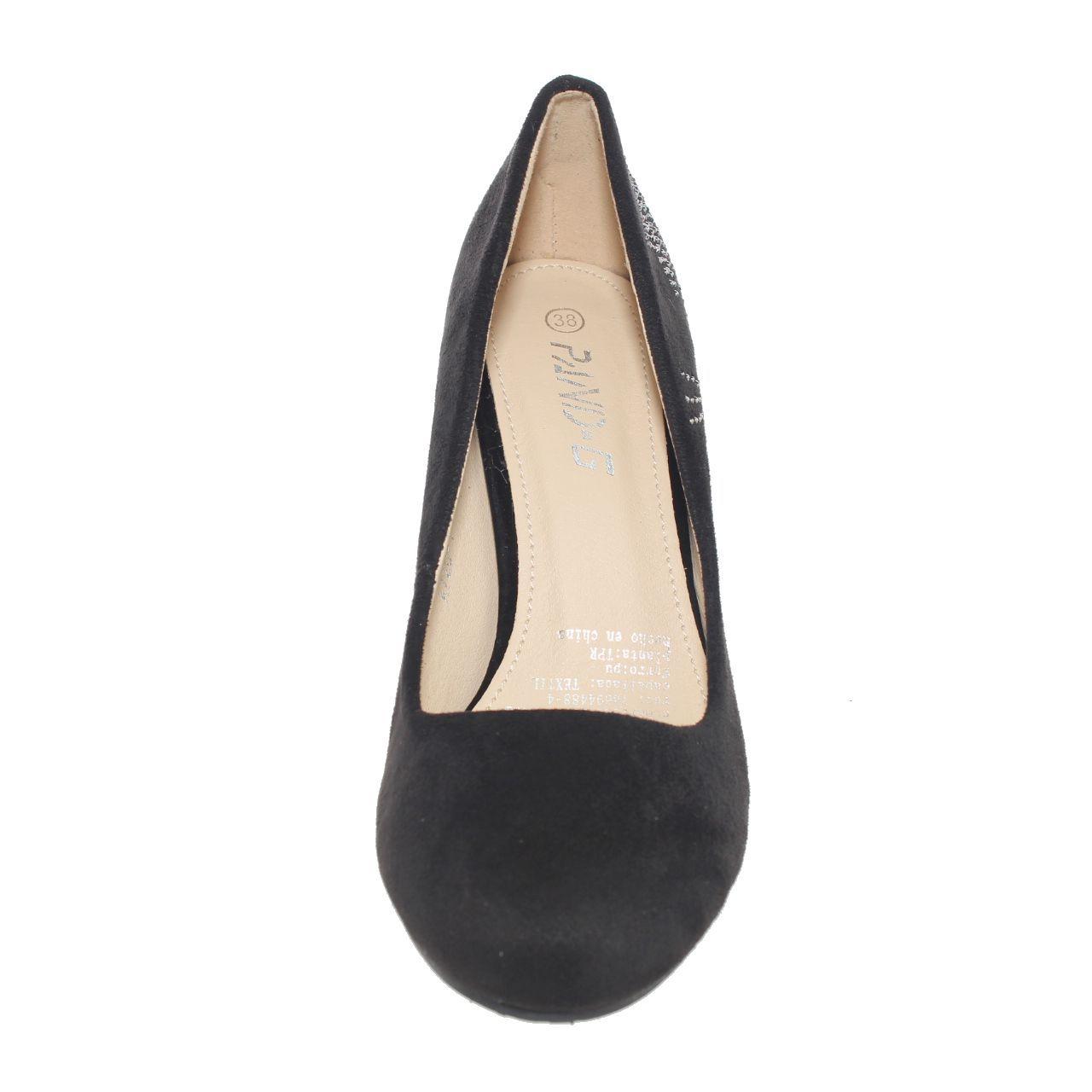 Zapato Negro Vía Franca Mujer-3