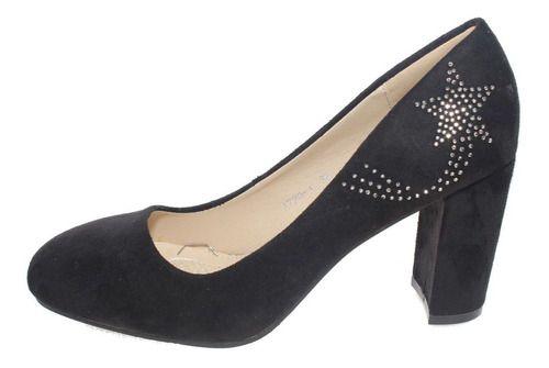 Zapato Negro Vía Franca Mujer-5