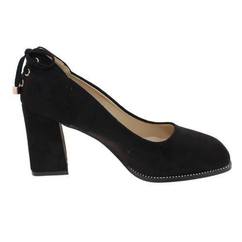 Zapato Taco Para Mujer Color Negro-3