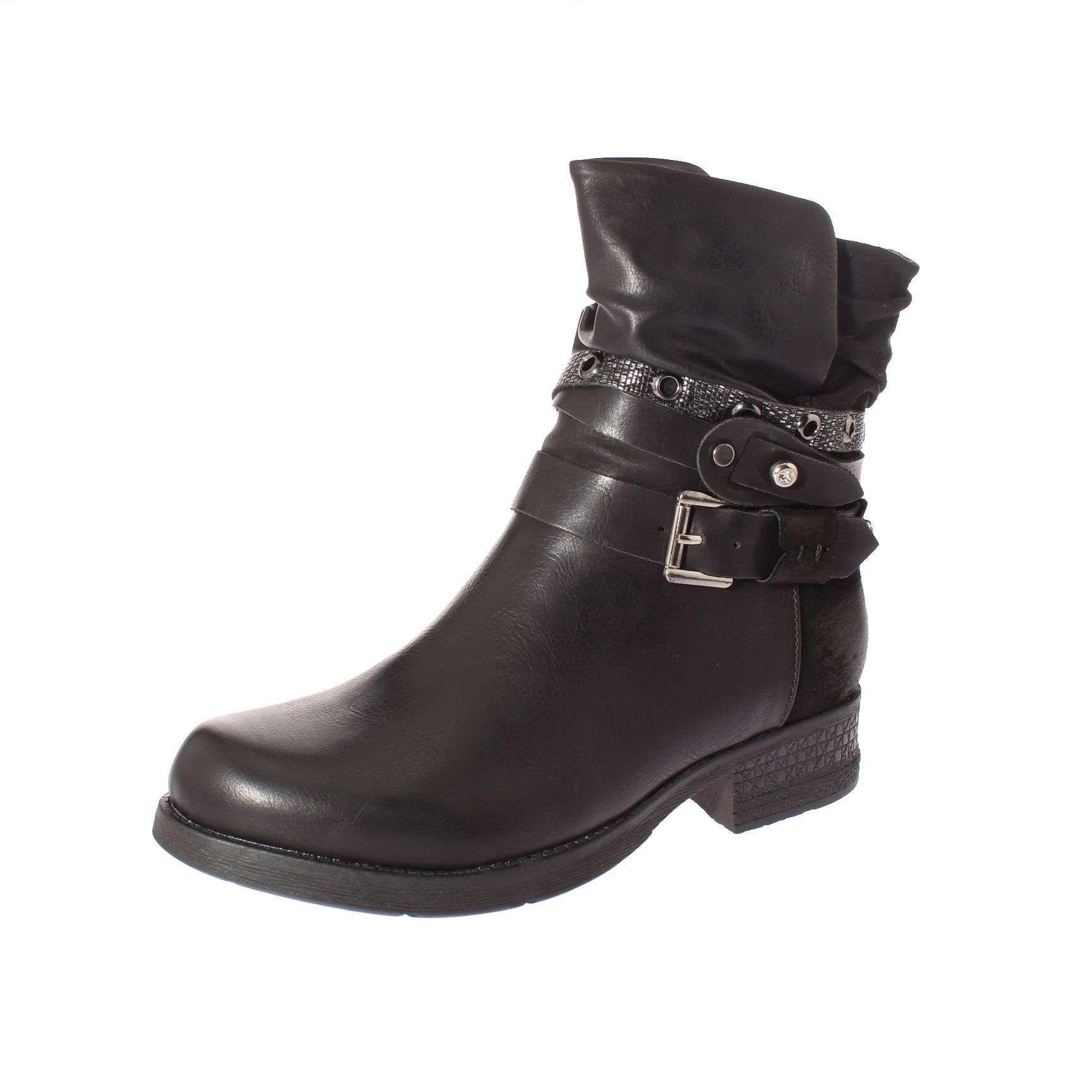 Bota Negro Vía Franca Mujer Art: 512082408BLACK-0