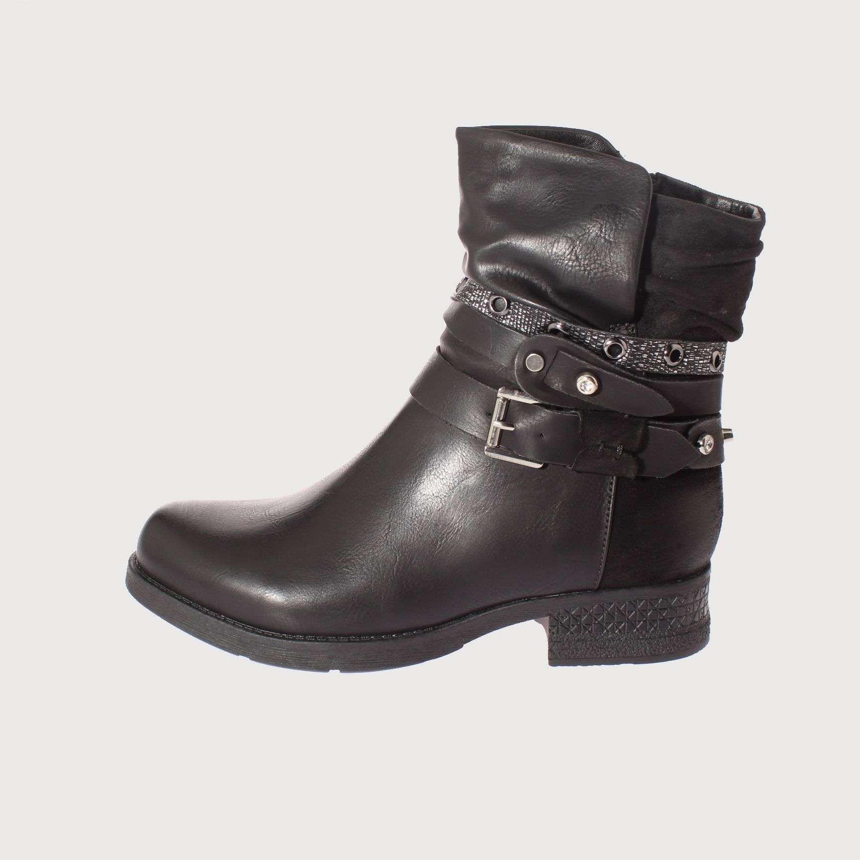 Bota Negro Vía Franca Mujer Art: 512082408BLACK-1