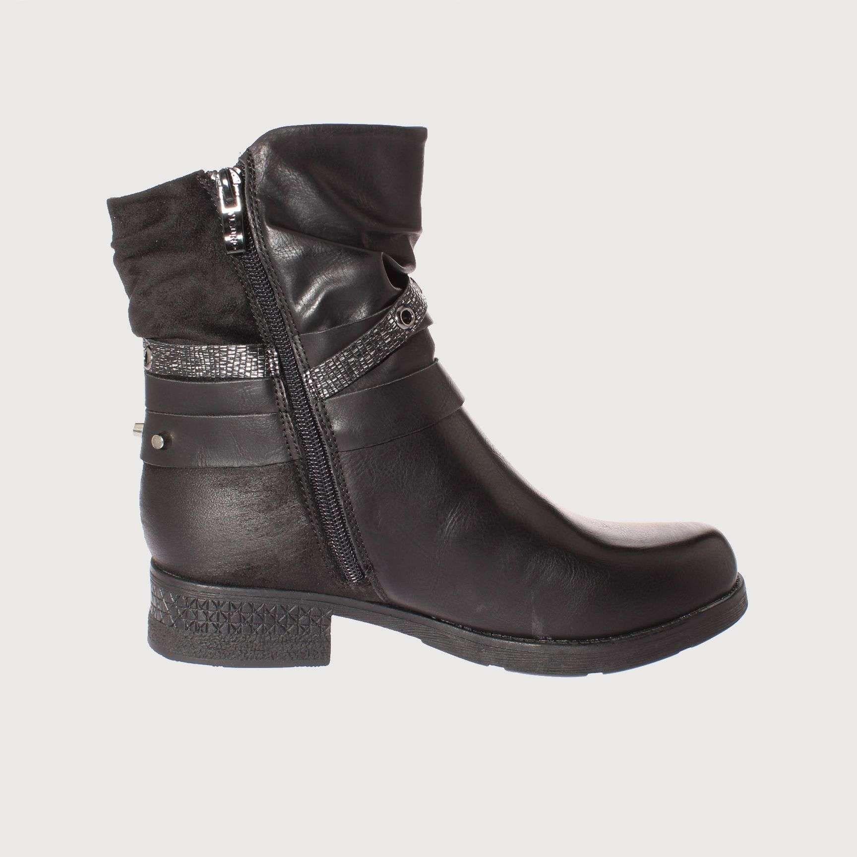 Bota Negro Vía Franca Mujer Art: 512082408BLACK-3