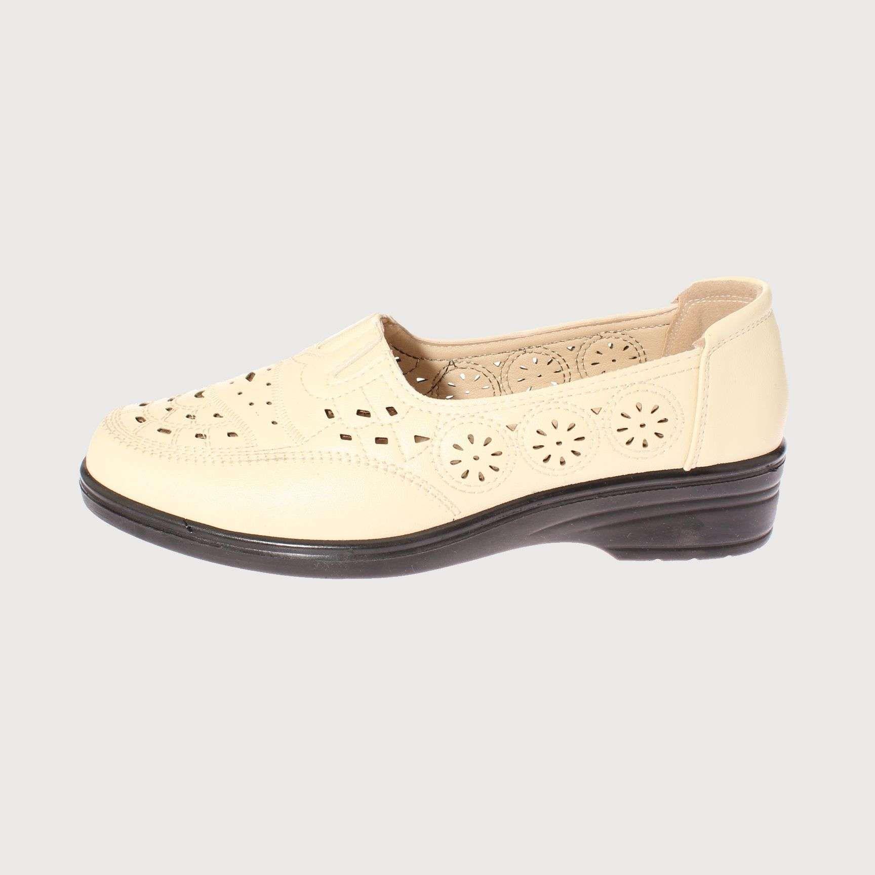 Mocasin Beige Vía Franca Mujer Art: 5UB118BEIGE-1