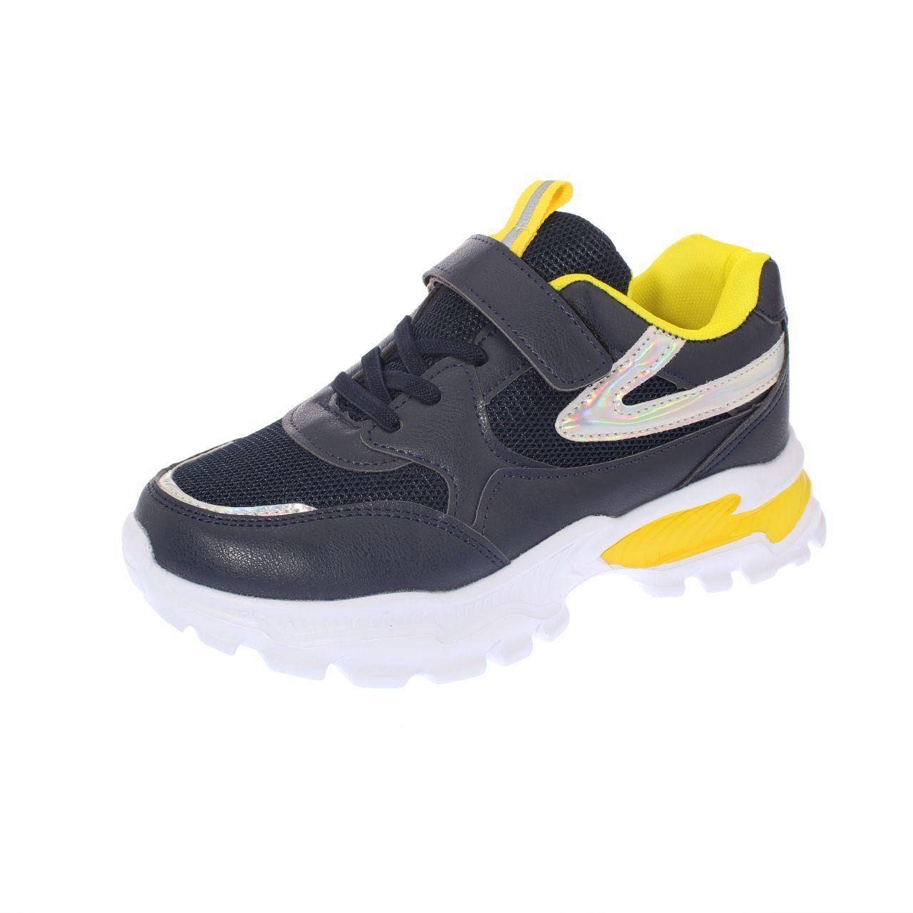 Zapatilla Azul/Amarillo Vía Franca Niño-0