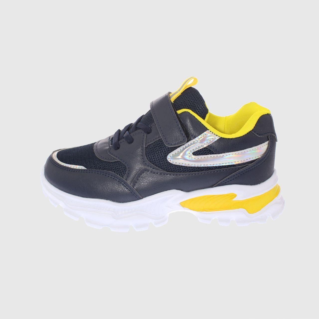Zapatilla Azul/Amarillo Vía Franca Niño-1