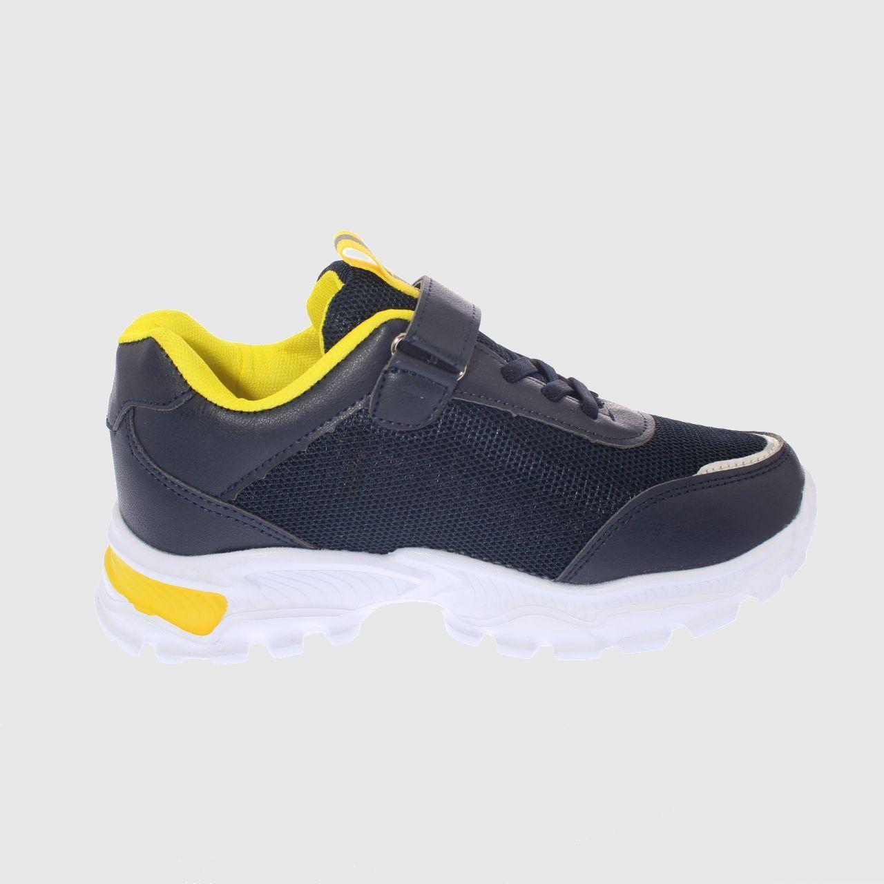 Zapatilla Azul/Amarillo Vía Franca Niño-3