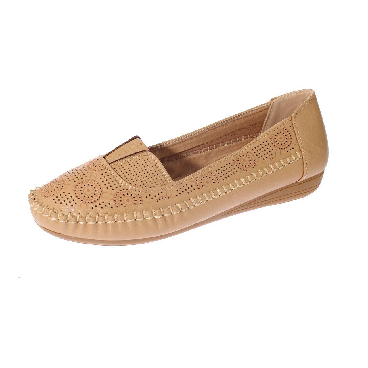 Mocasín Camel Vía Franca Mujer-0