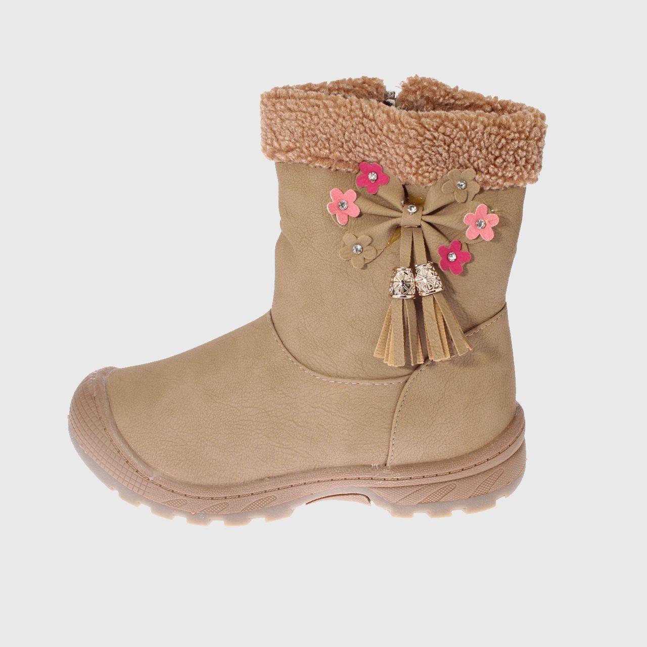 Bota Niña Beige Vía Franca Niña Art: 3ASK72908BEIGE-2