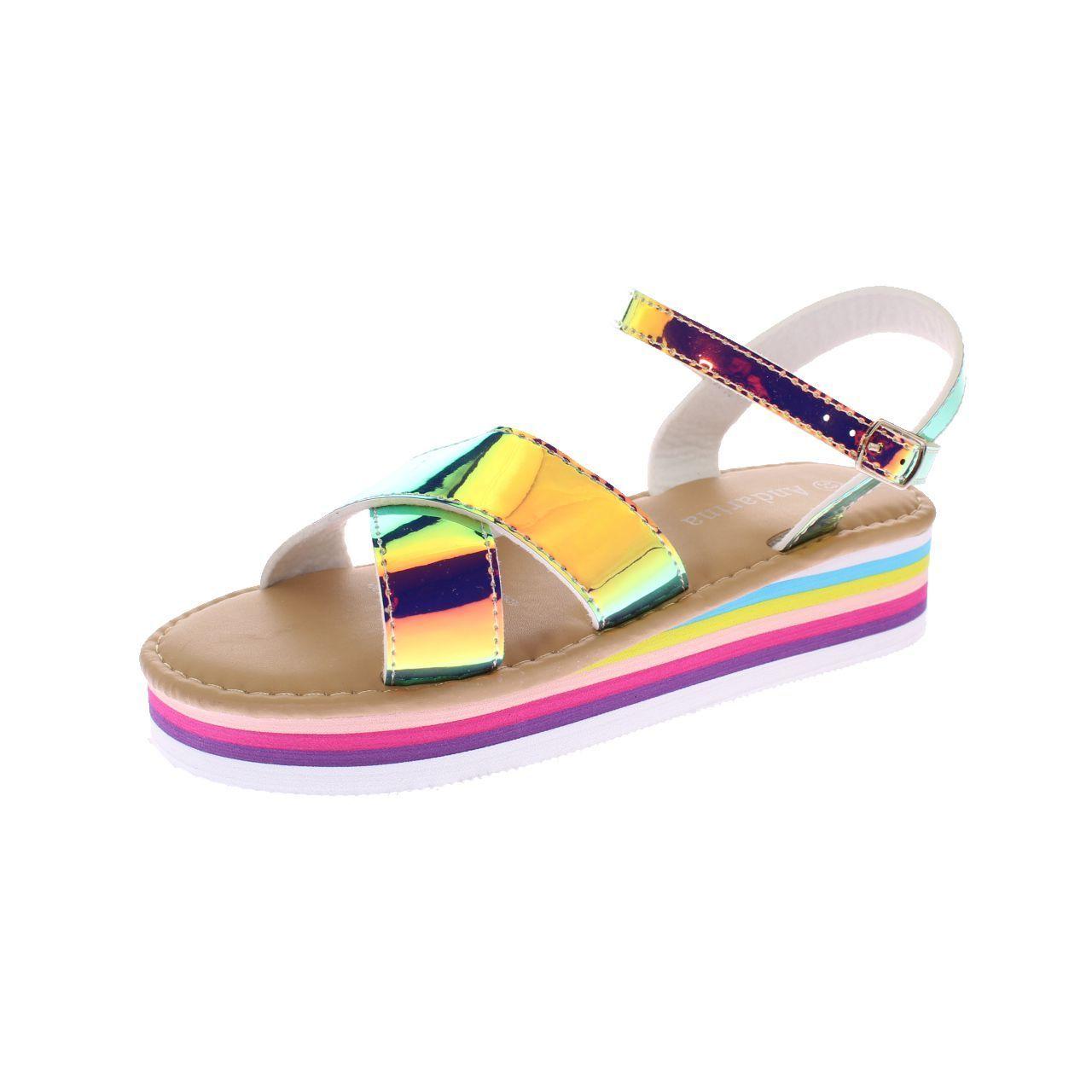 Sandalia Tornasol Dorado Vía Franca Niña-0