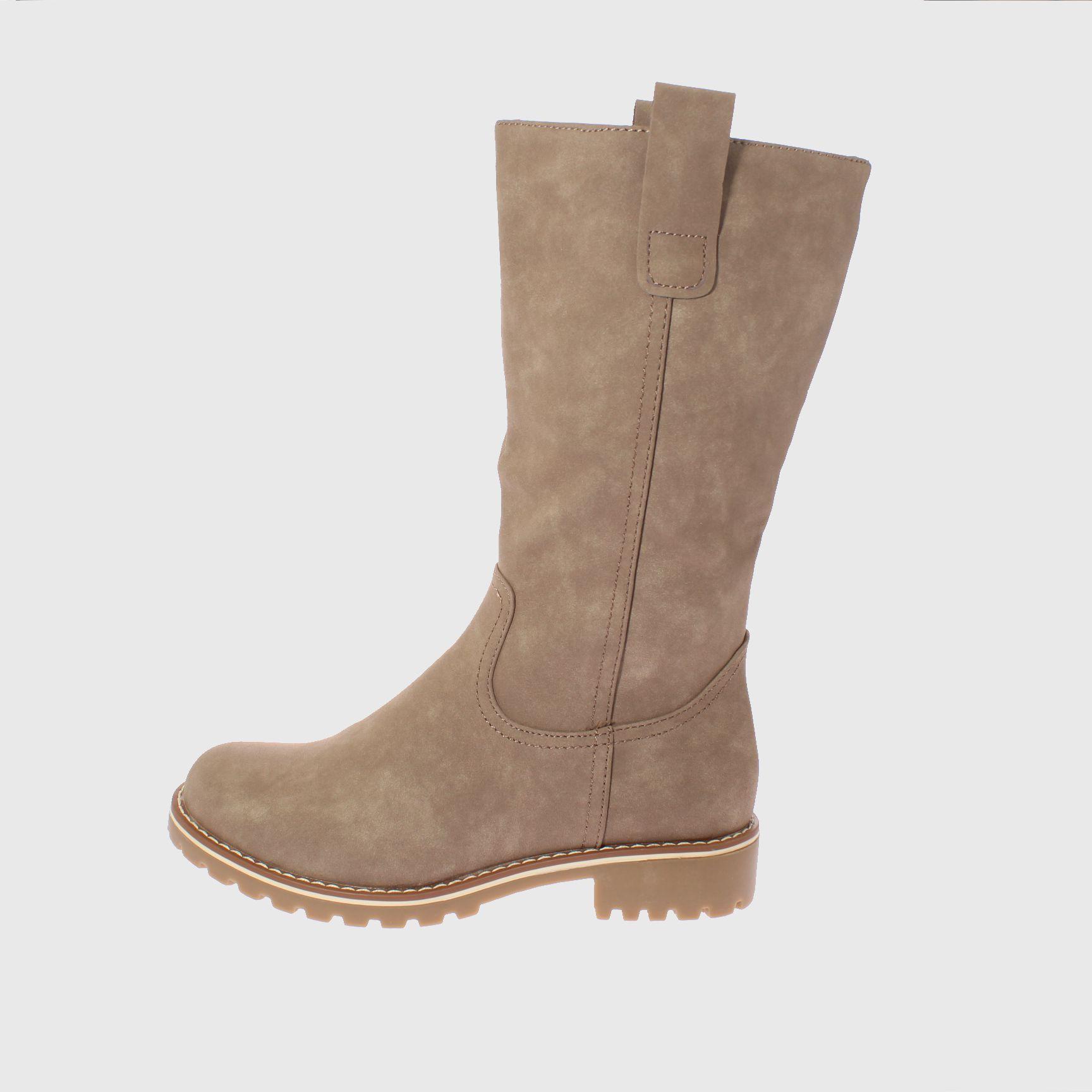 Bota Taupe Vía Franca Mujer-1