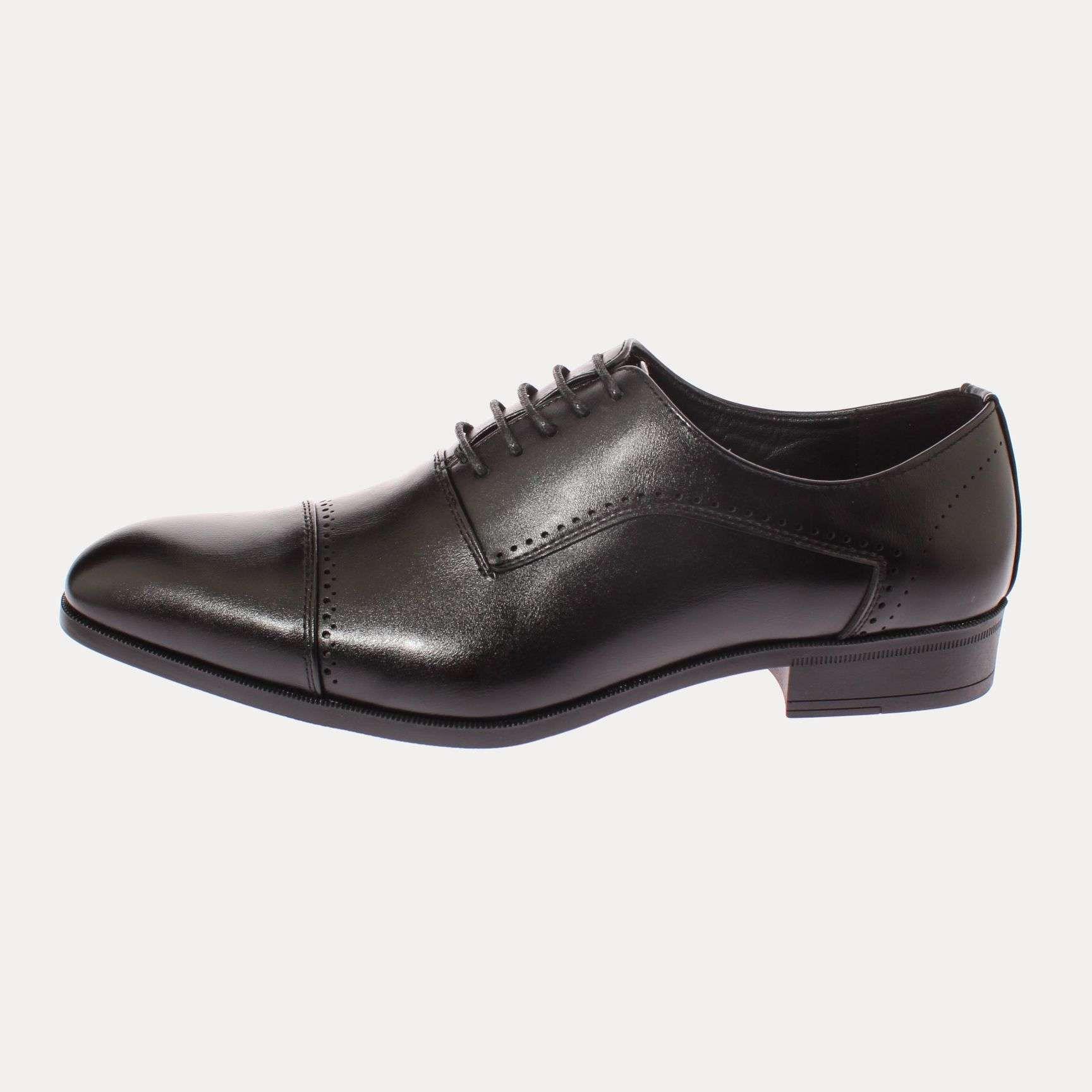 Zapato Negro Vía Franca Hombre Art: 8ZSL10050CBLACK-1
