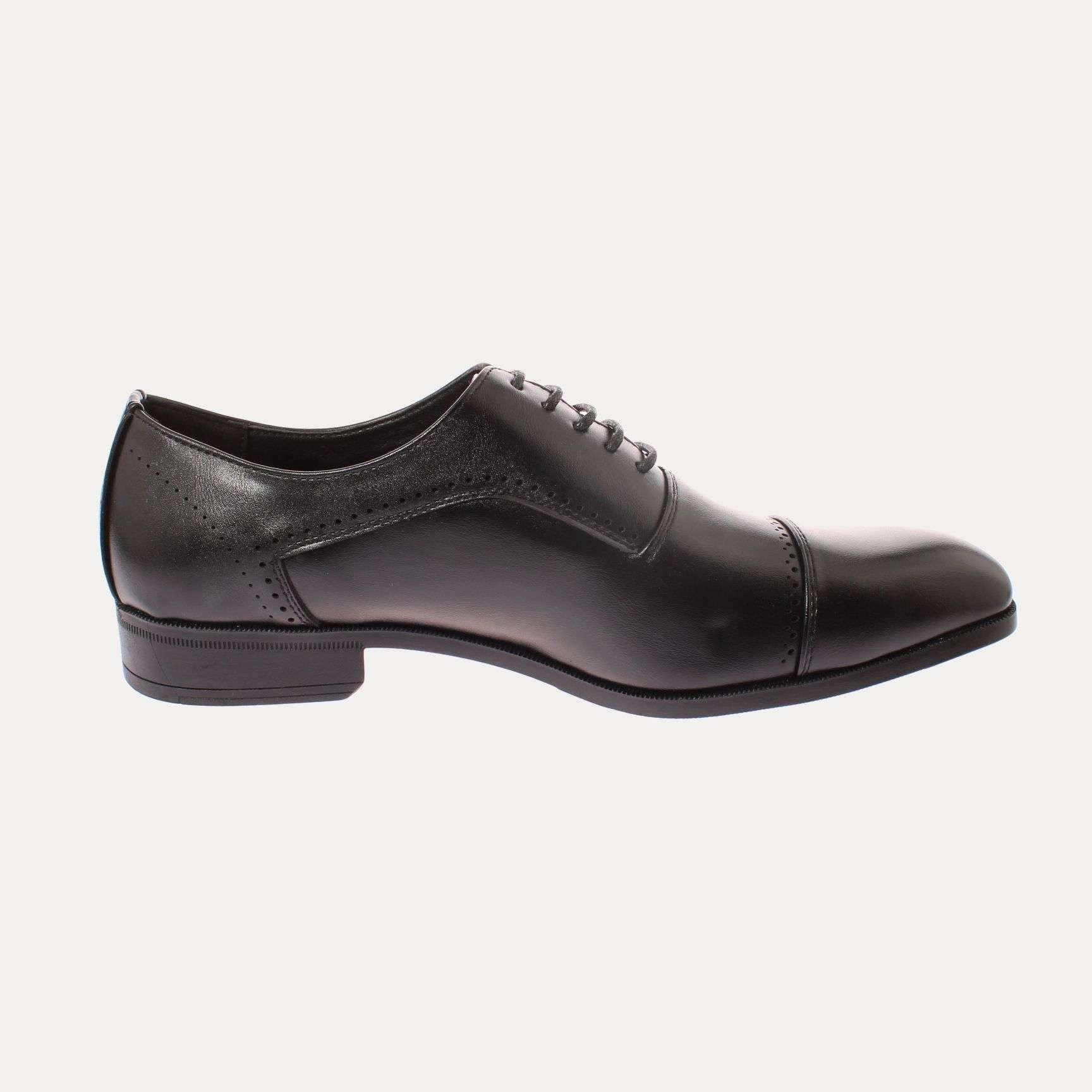 Zapato Negro Vía Franca Hombre Art: 8ZSL10050CBLACK-3