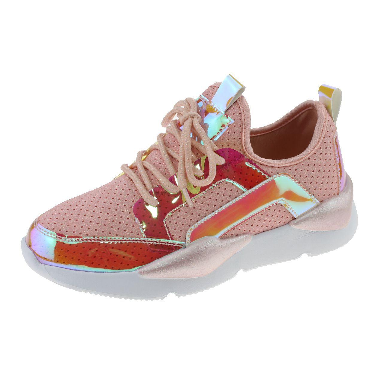 Zapatilla Rosa Vía Franca Mujer-0
