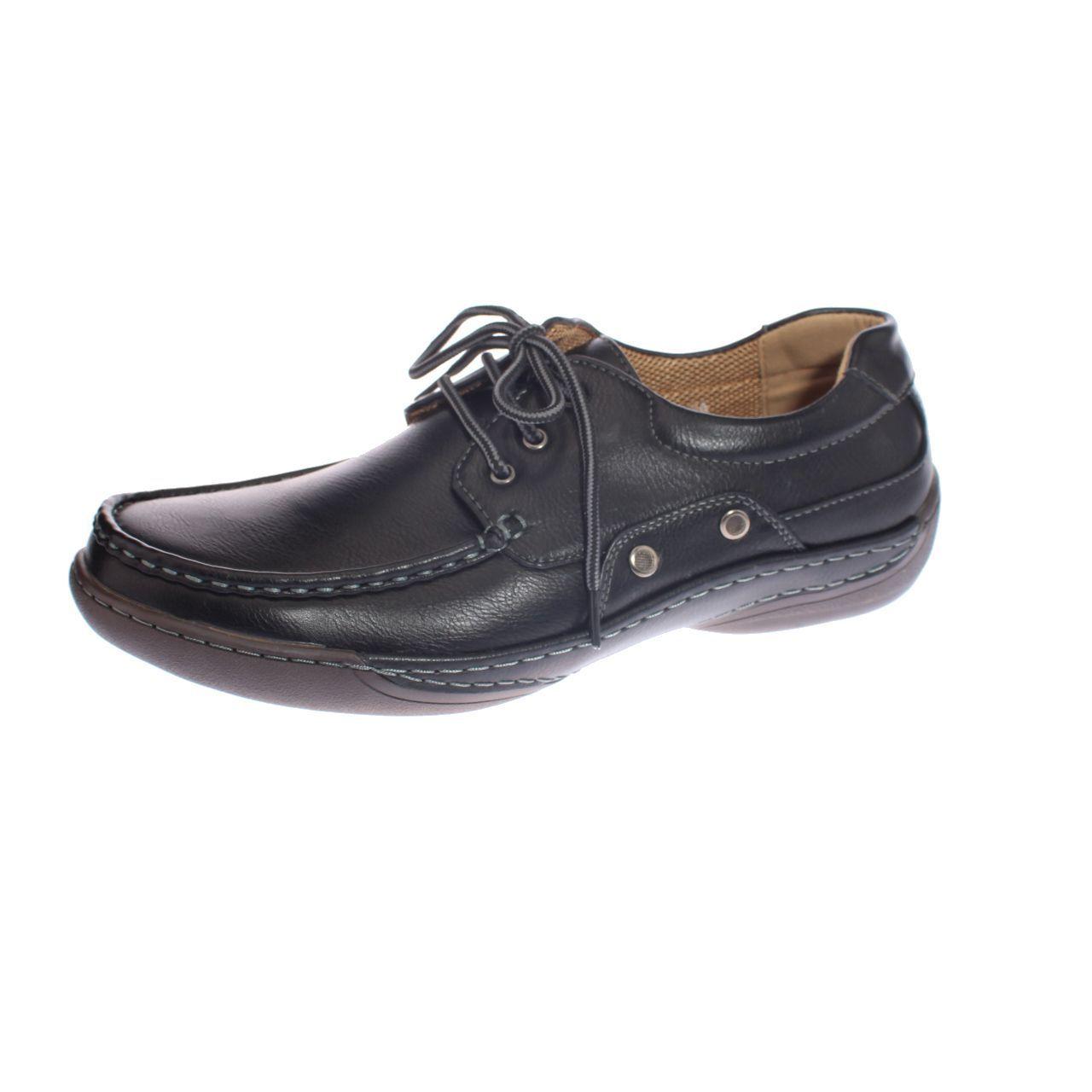 Zapato Casual Negro Vía Franca Hombre-0