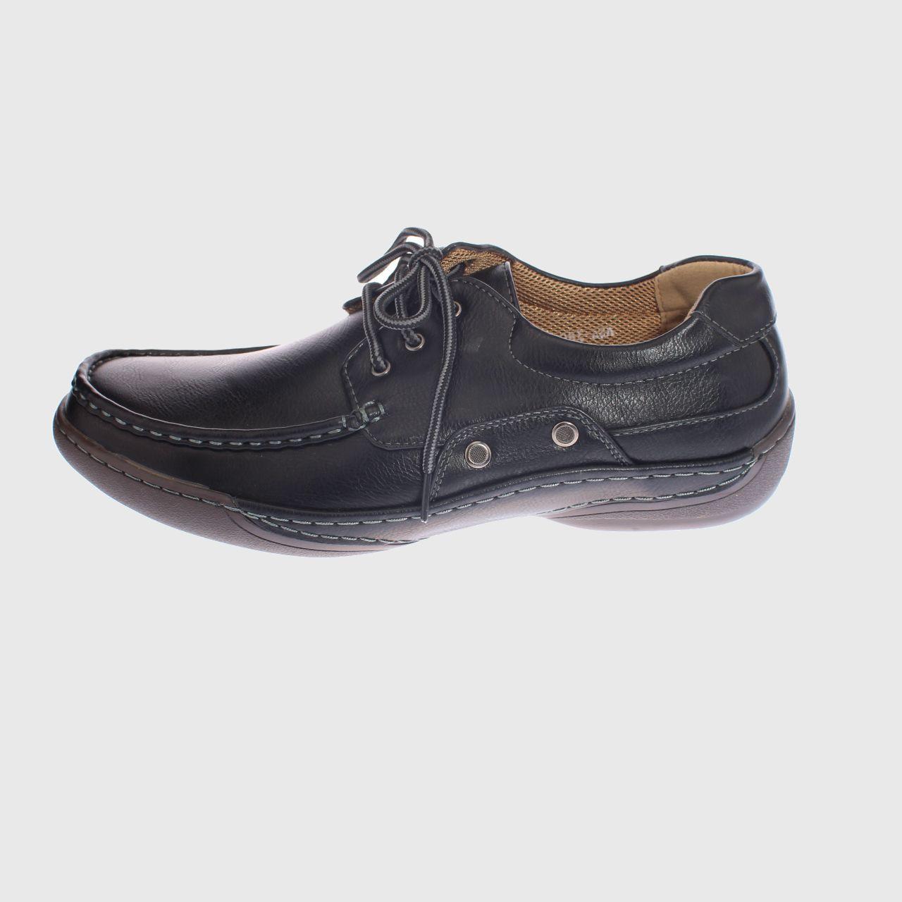 Zapato Casual Negro Vía Franca Hombre-1