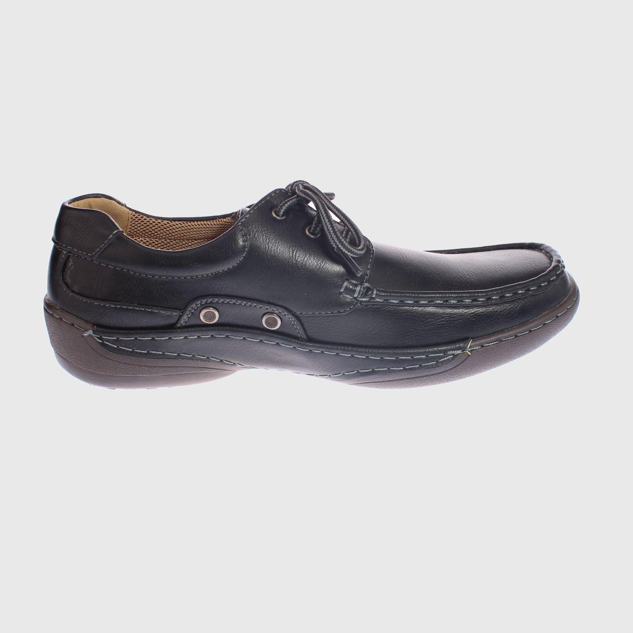 Zapato Casual Negro Vía Franca Hombre-3