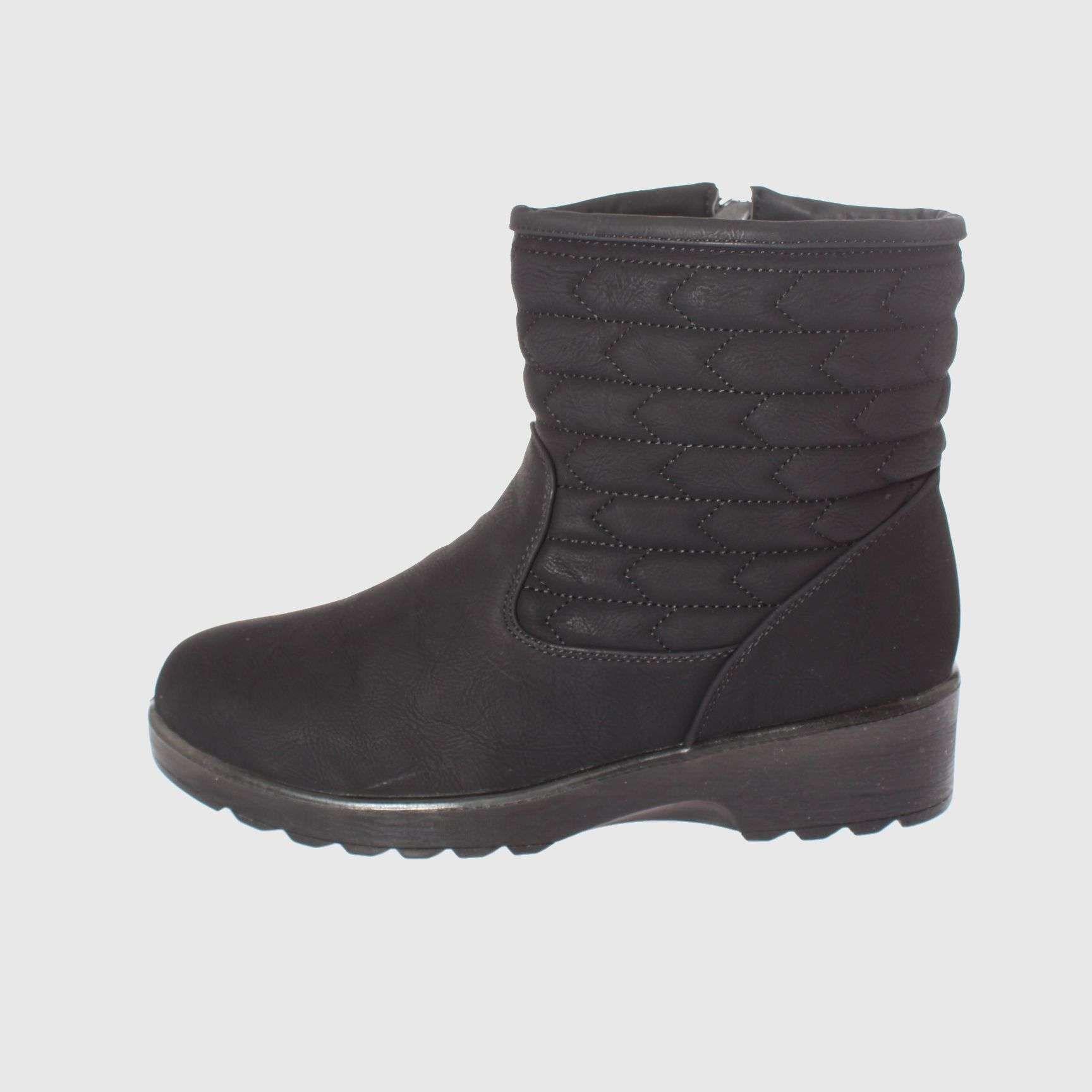 Bota Negro Vía Franca Mujer-1