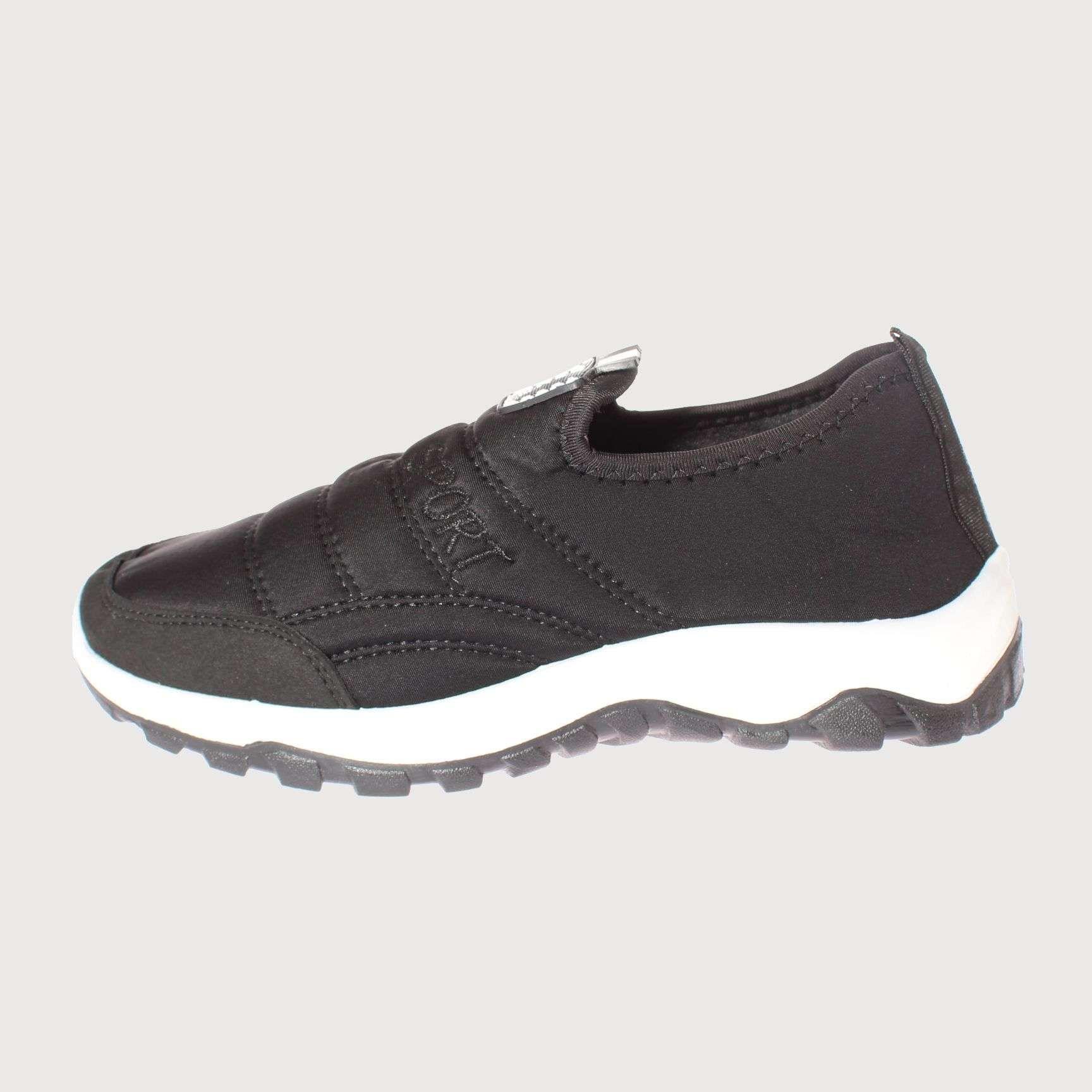 Zapatilla Negro Vía Franca Hombre Art: 8XAJ03315BLACK-1