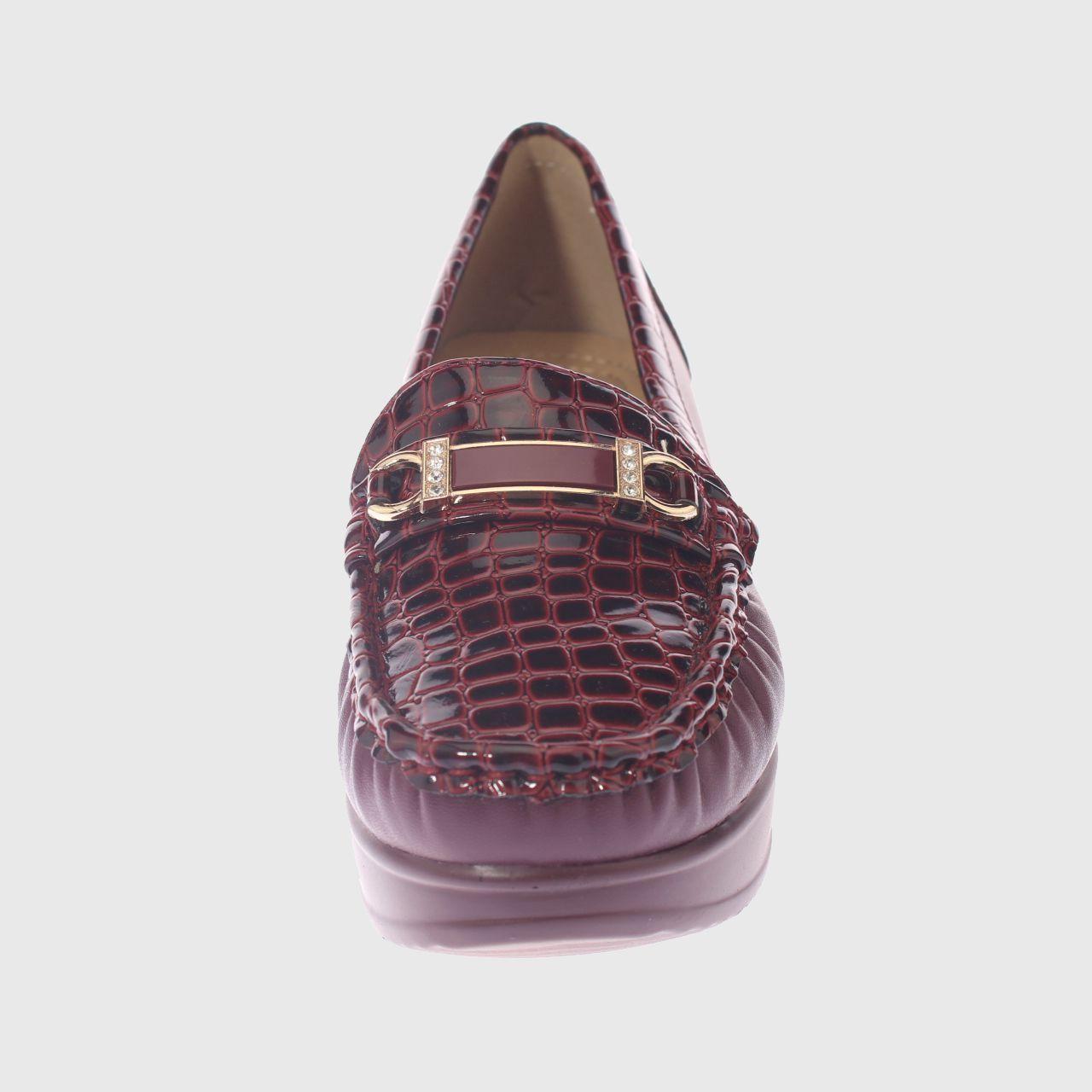 Mocasín Platafoma Vino Vía Franca Mujer-2