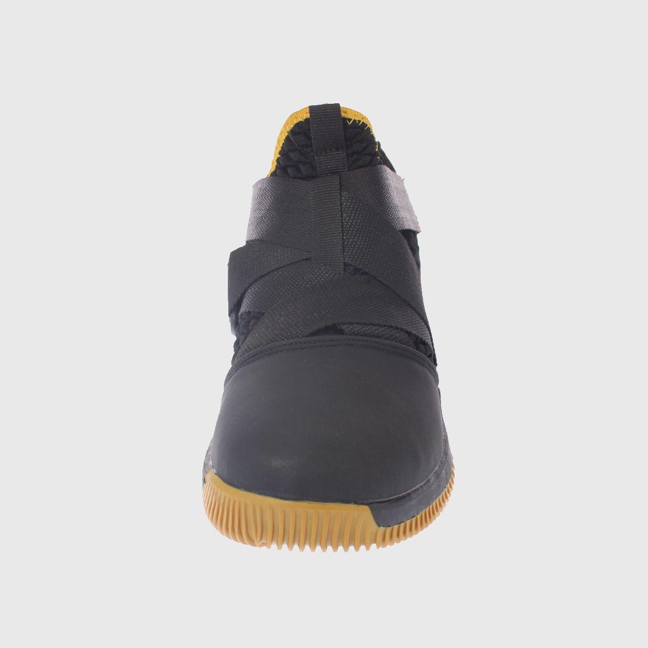 Zapatilla Negro/Dorado Vía franca Hombre-2