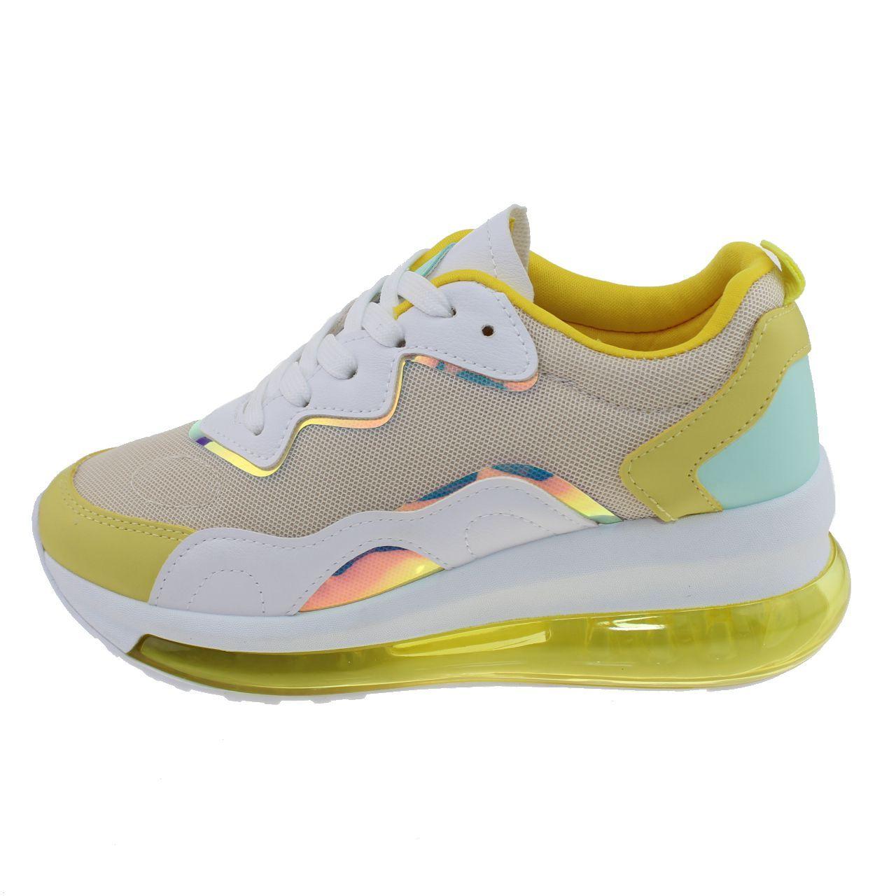 Zapatilla Amarillo Vía Franca Mujer-1