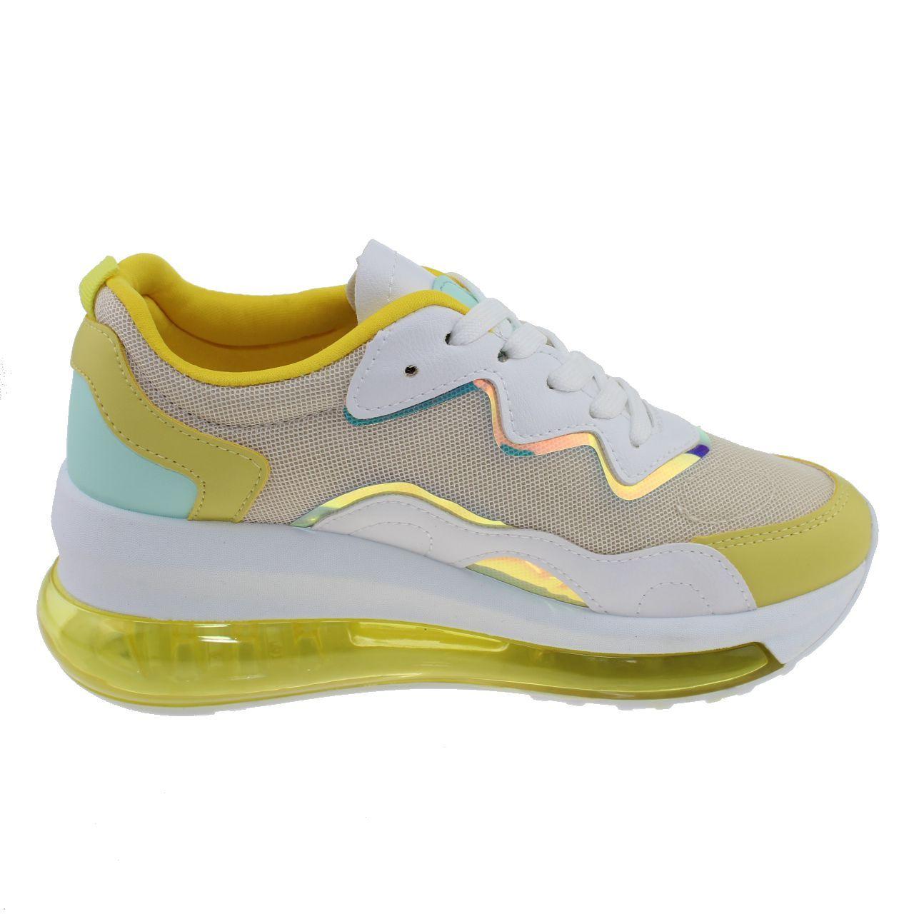 Zapatilla Amarillo Vía Franca Mujer-3