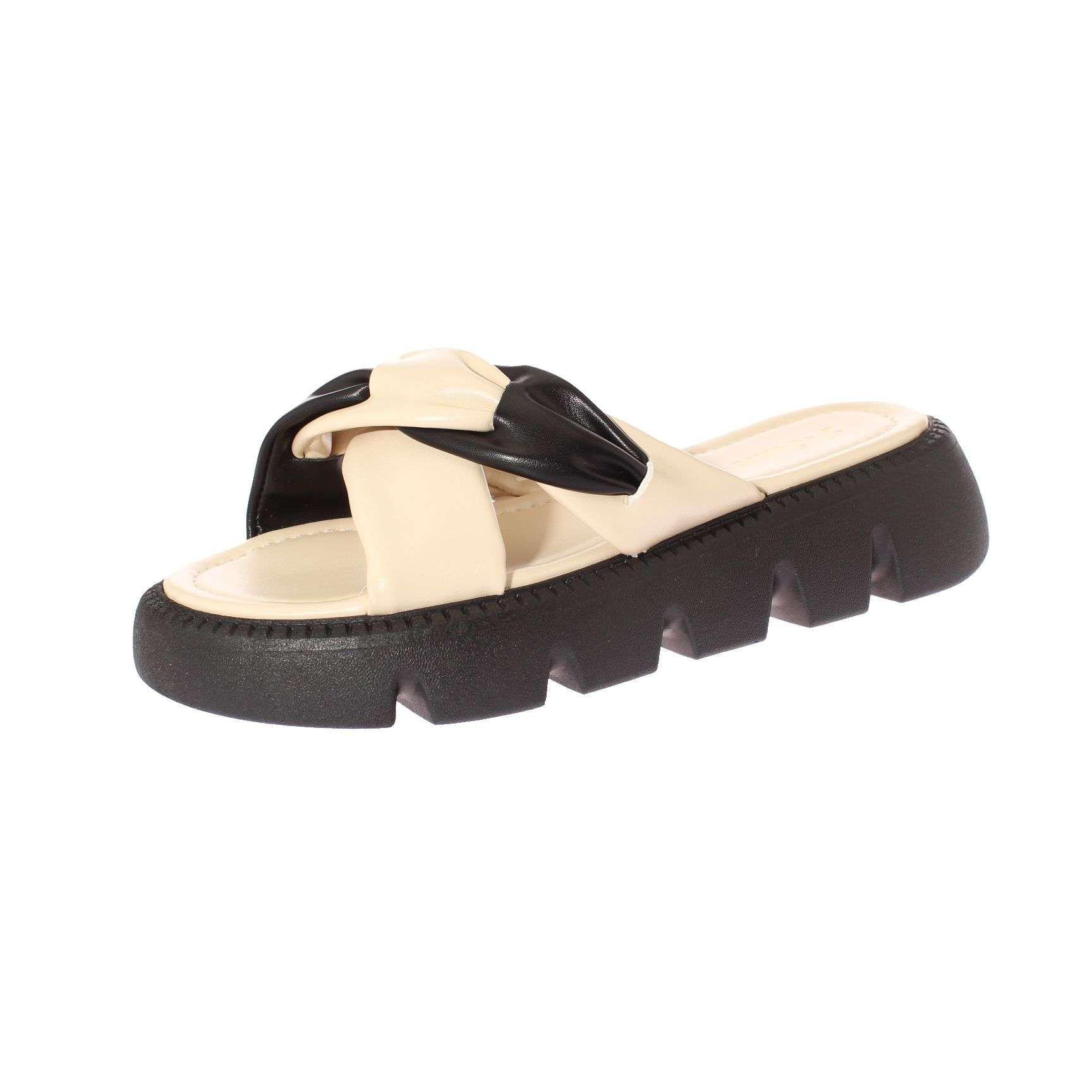 Sandalia Beige Vía Franca Mujer Art: 5G9786F3BEICHS-0