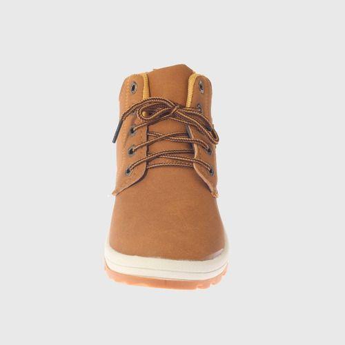 Botin Casual Para Niño Color Tostado-7