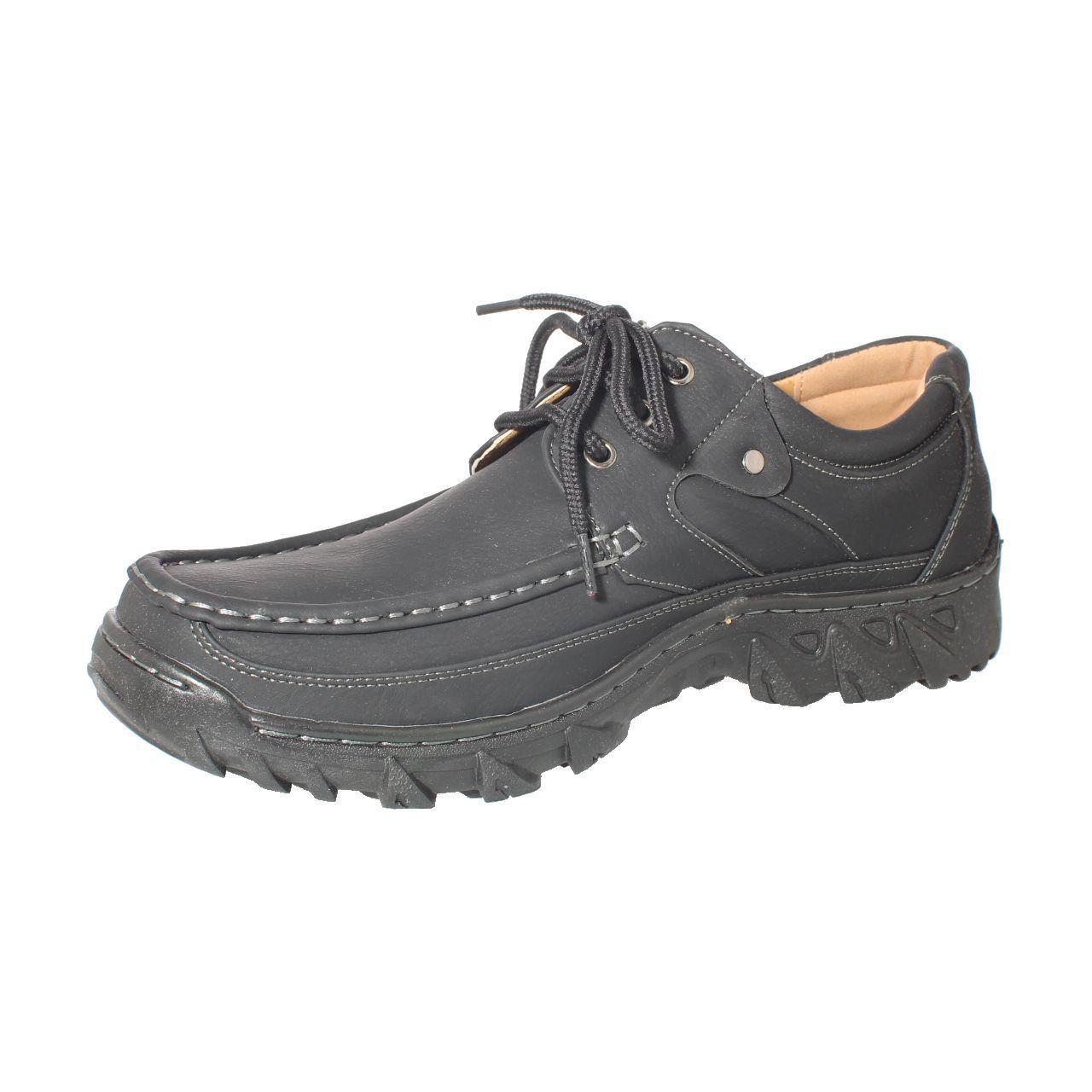 Zapato Negro Vía Franca Hombre-0