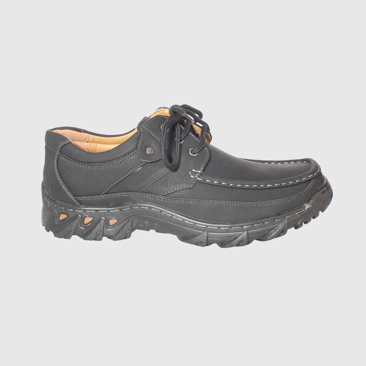 Zapato Negro Vía Franca Hombre-3
