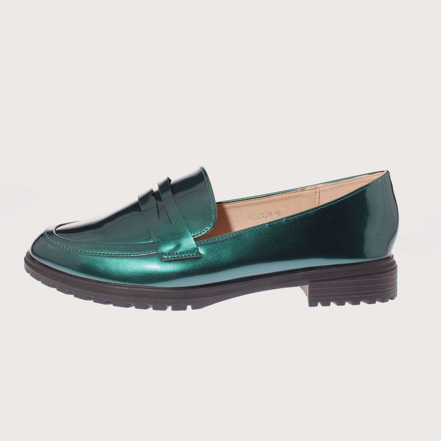 Mocasín Verde Vía Franca Mujer Art: 5PG23288GREEN-1