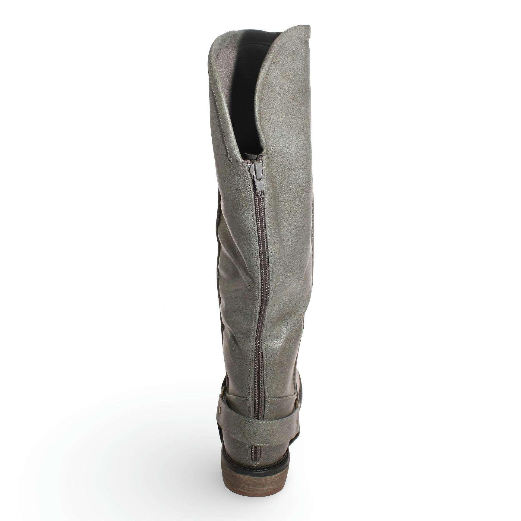 Bota Gris Vía Franca Mujer Art: 5ZY6611GREY-4