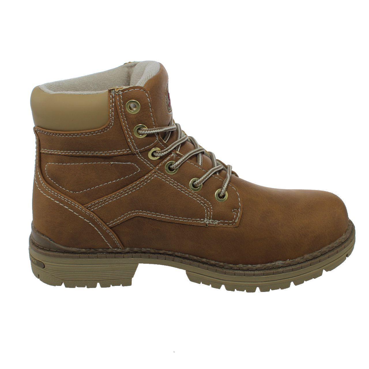 Botin Camel Vía Franca Mujer-3