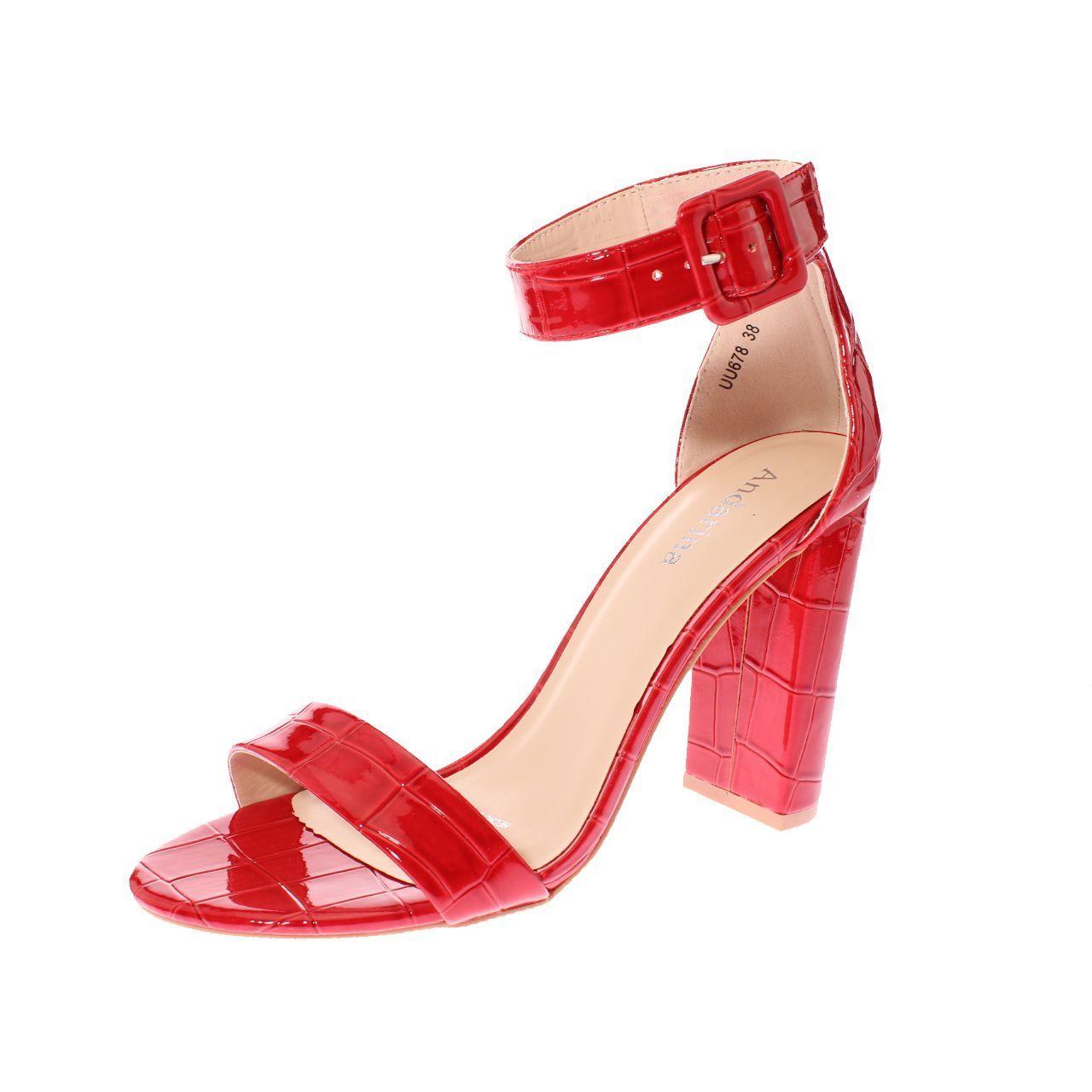 Zapato Fiesta Rojo Vía Franca Mujer-0