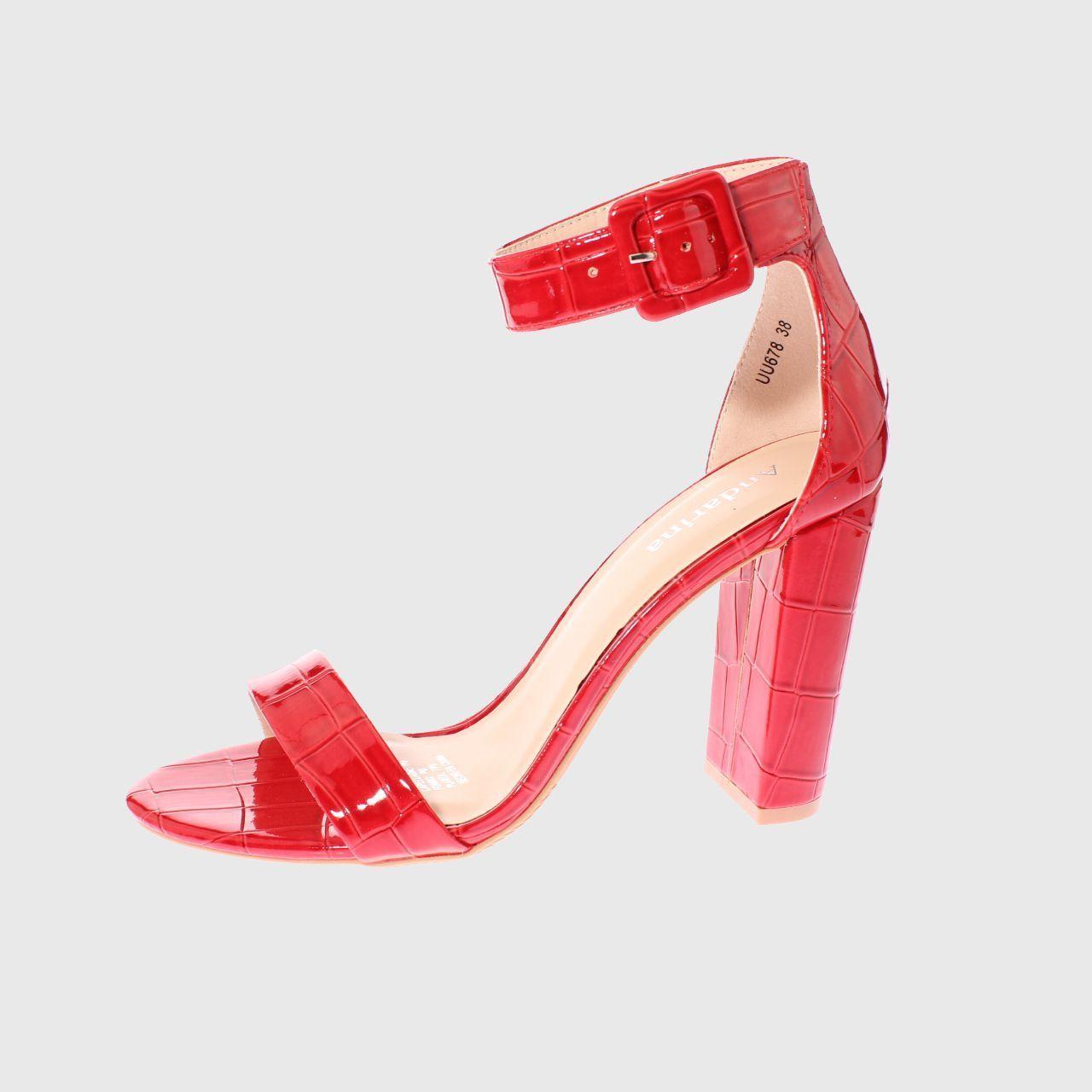 Zapato Fiesta Rojo Vía Franca Mujer-1