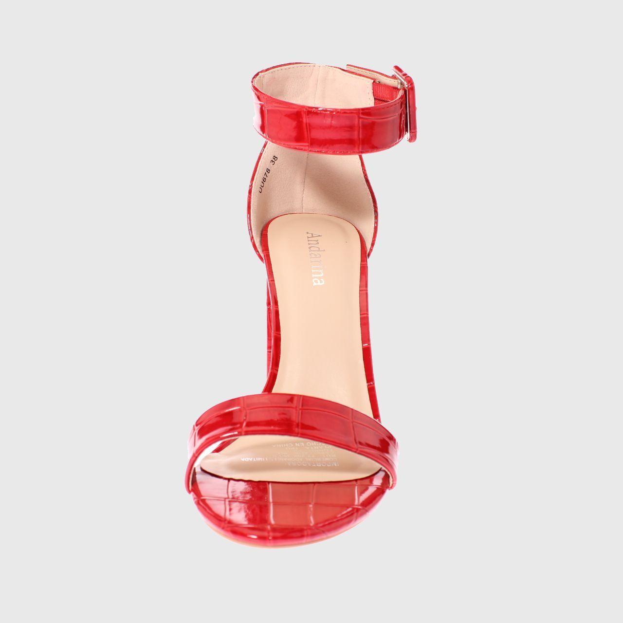 Zapato Fiesta Rojo Vía Franca Mujer-2