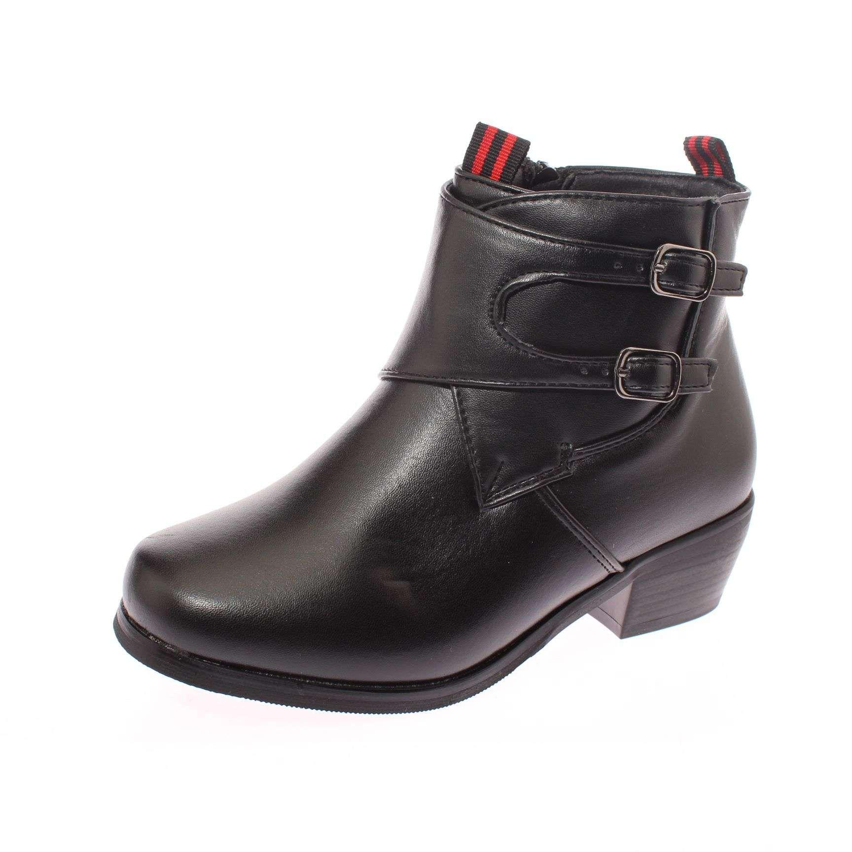Zapato Cueca Negro Vía Franca Niño Art: 3JLB03510BLACK-0