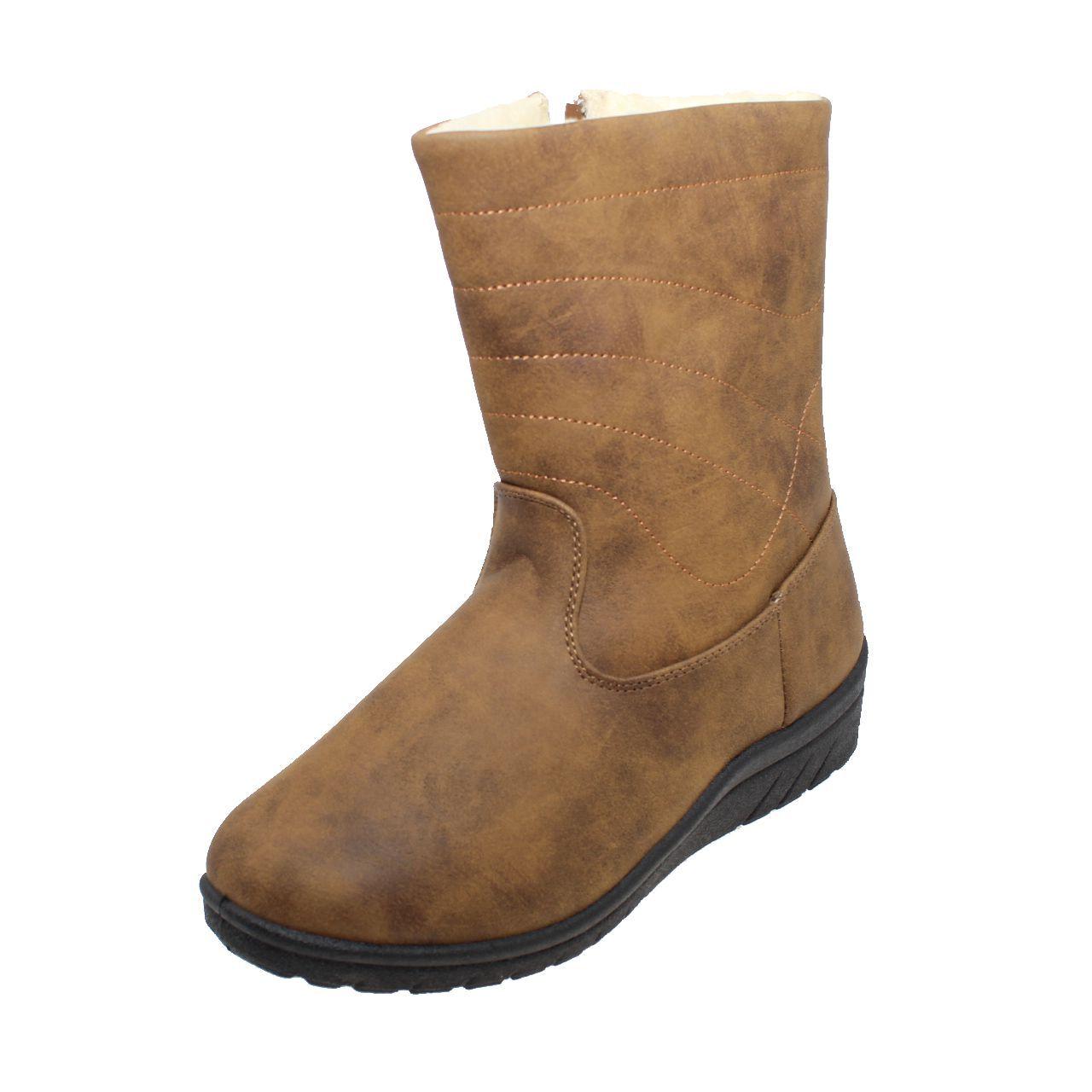 Bota Invernal Tostado Vía Franca Mujer-0