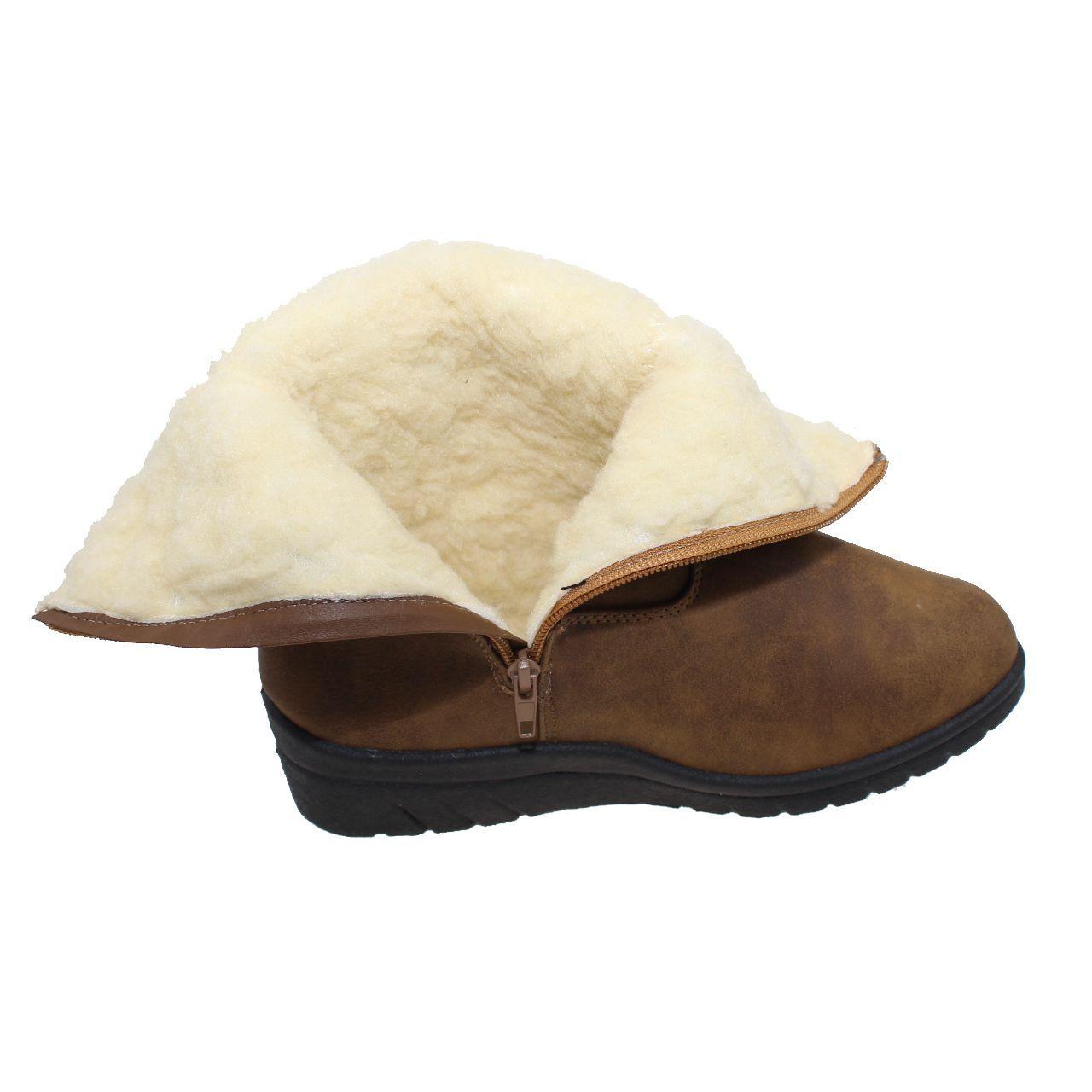 Bota Invernal Tostado Vía Franca Mujer-4