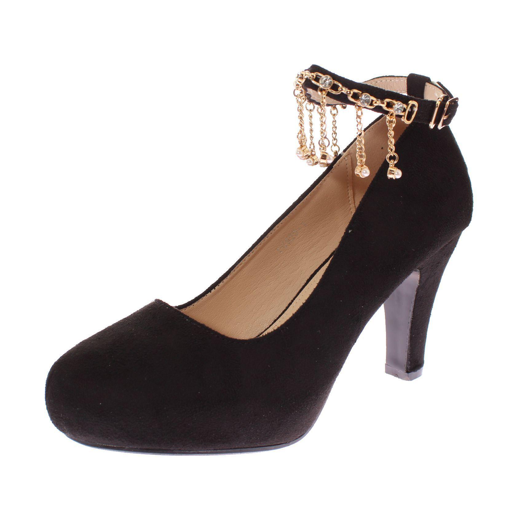 Zapato Fiesta Negro Vía Franca Mujer-0