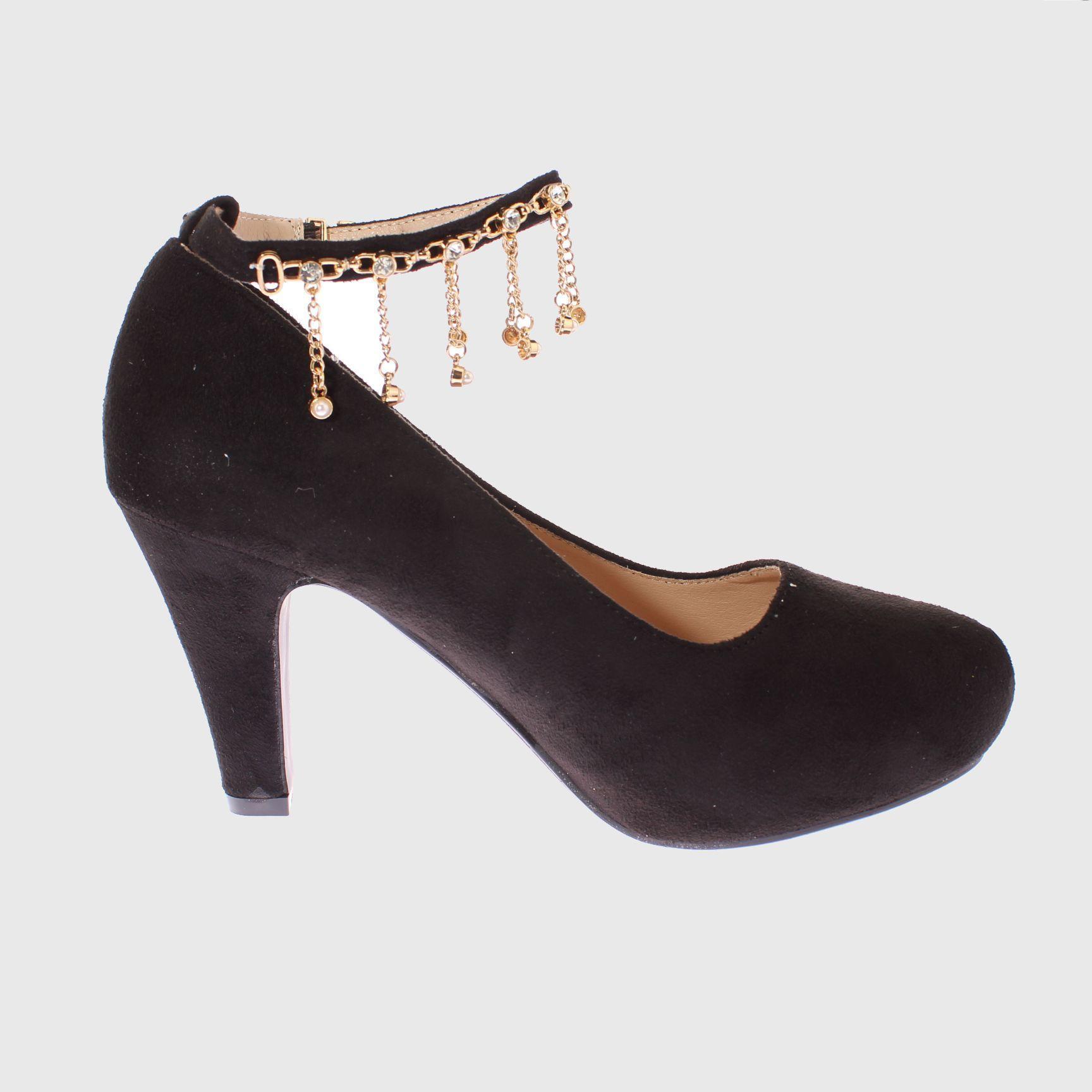 Zapato Fiesta Negro Vía Franca Mujer-3
