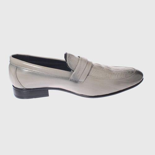 Zapato De Vestir Gris Vía Franca Hombre-0
