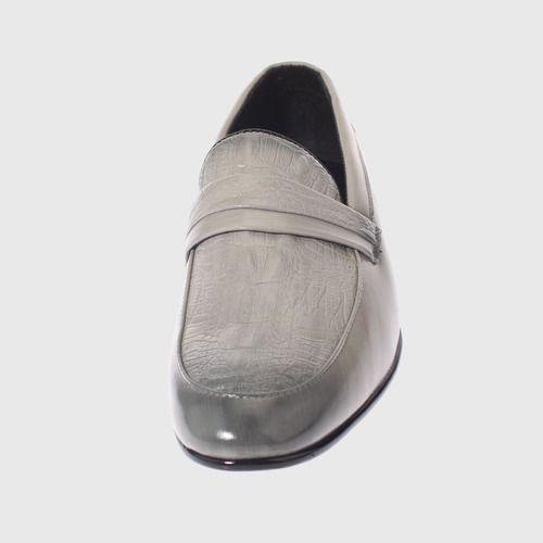 Zapato De Vestir Gris Vía Franca Hombre-4